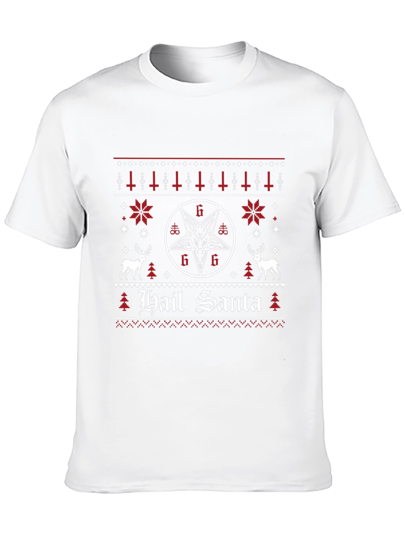 Hail Santa Ugly Christmas Sweater T-Shirt