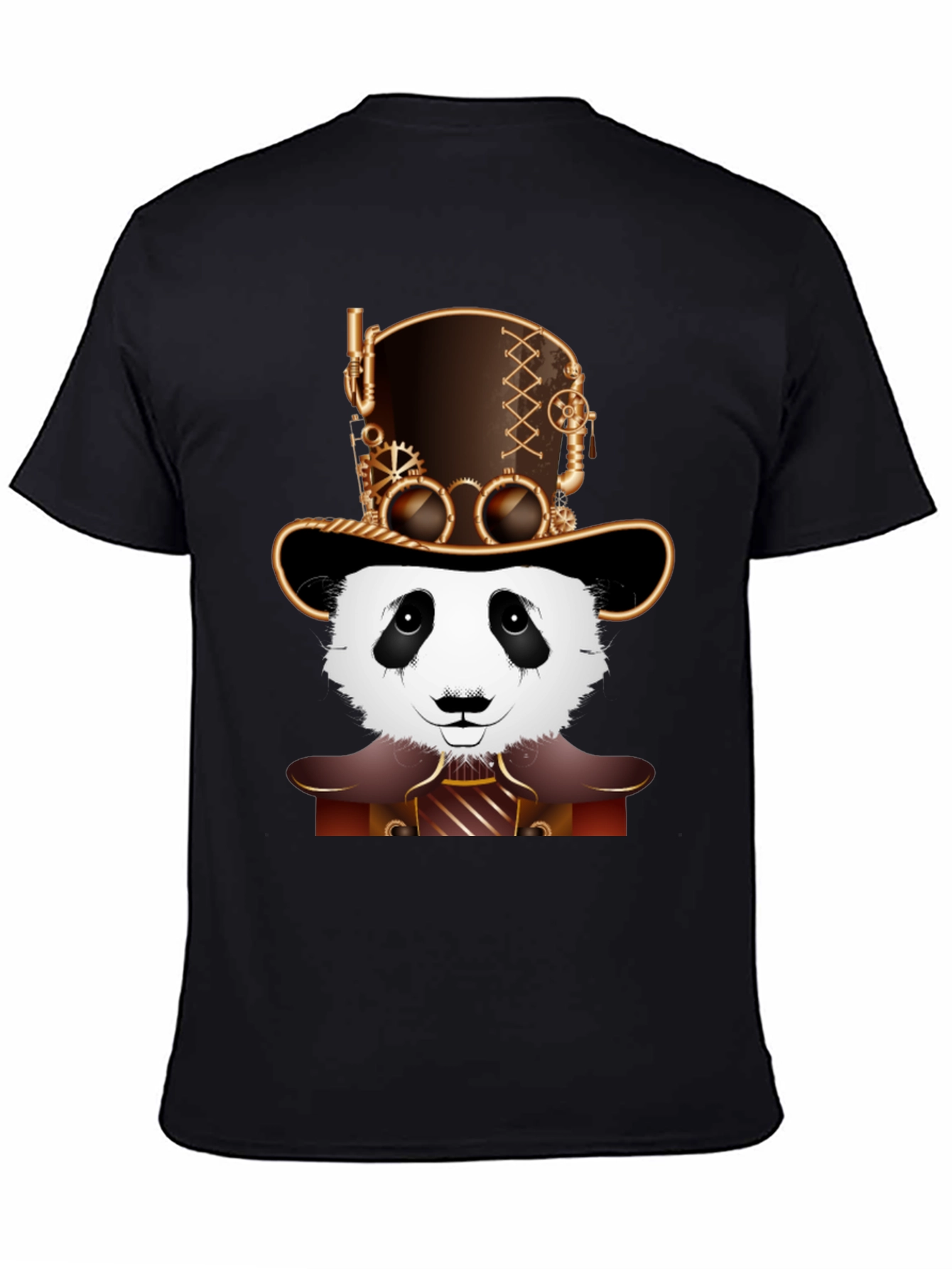 Steampunk Panda T-Shirt - Unique & Stylish