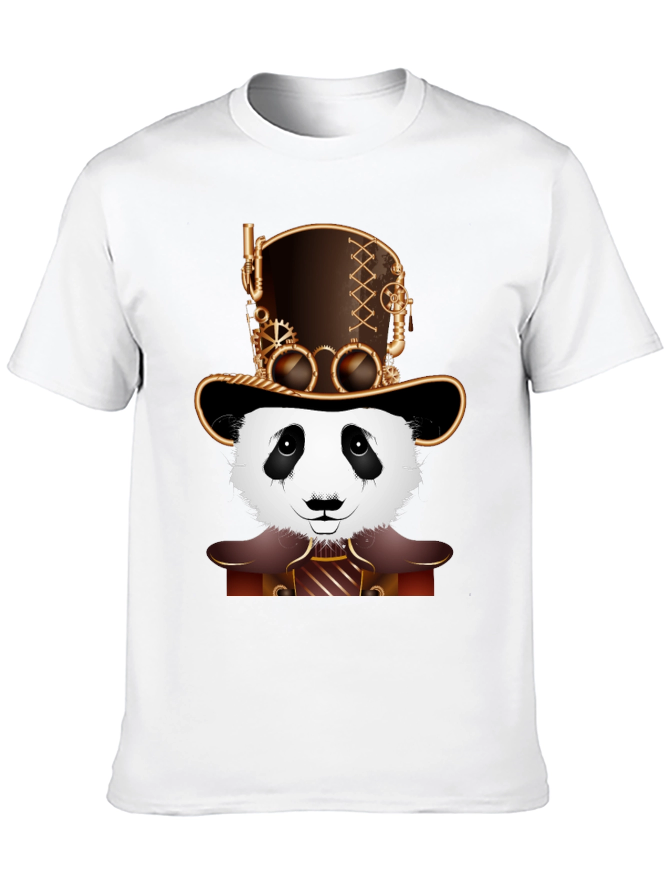 Steampunk Panda T-Shirt - Unique & Stylish