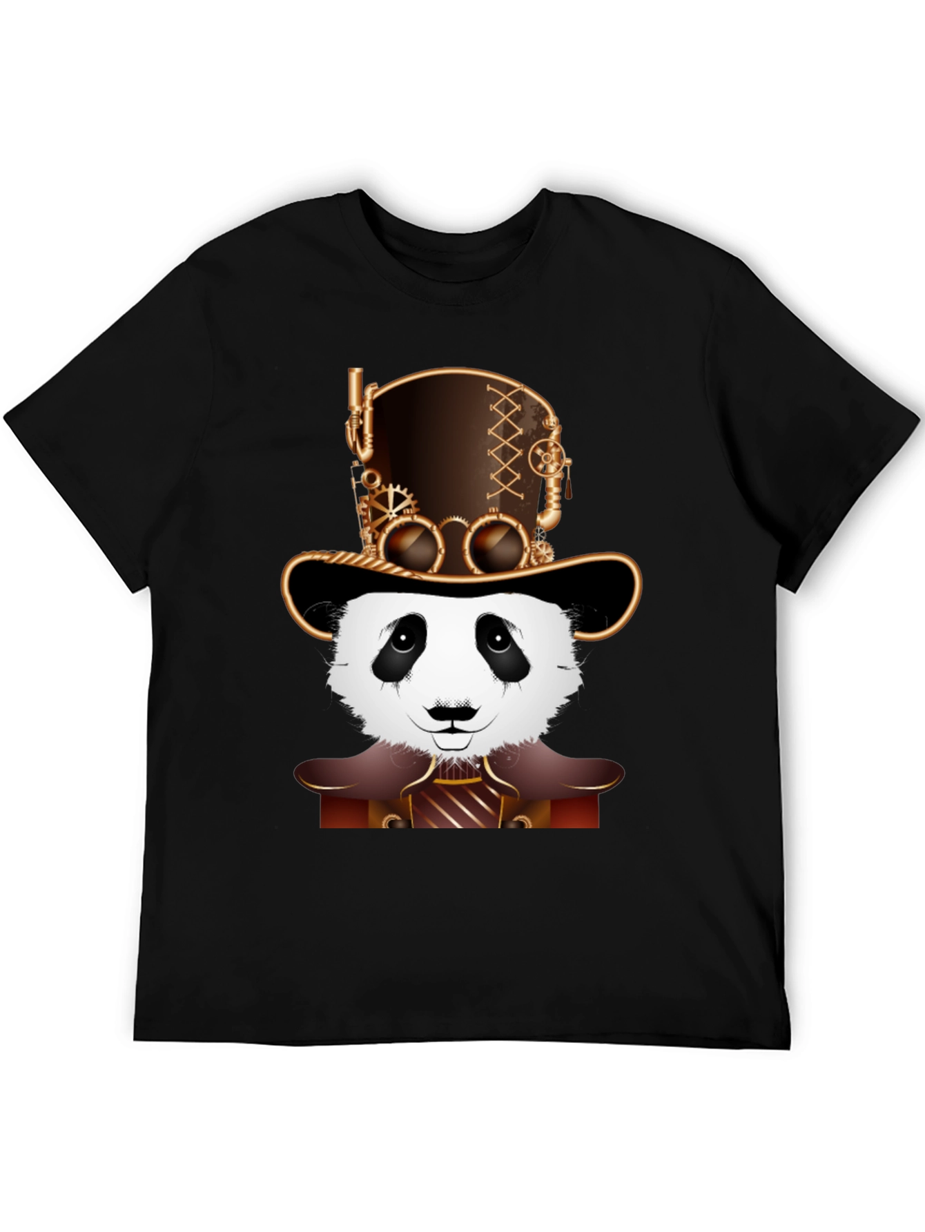 Steampunk Panda T-Shirt - Unique & Stylish