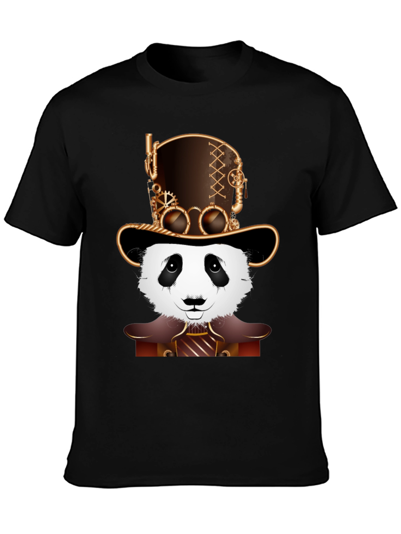 Steampunk Panda T-Shirt - Unique & Stylish