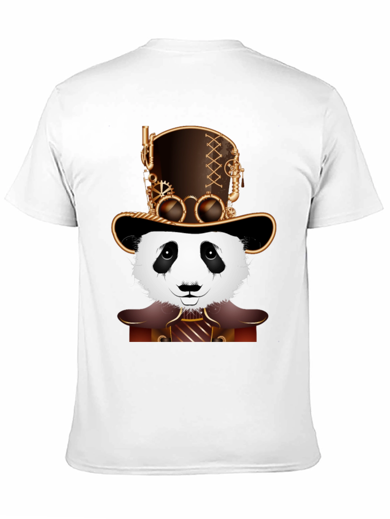 Steampunk Panda T-Shirt - Unique & Stylish