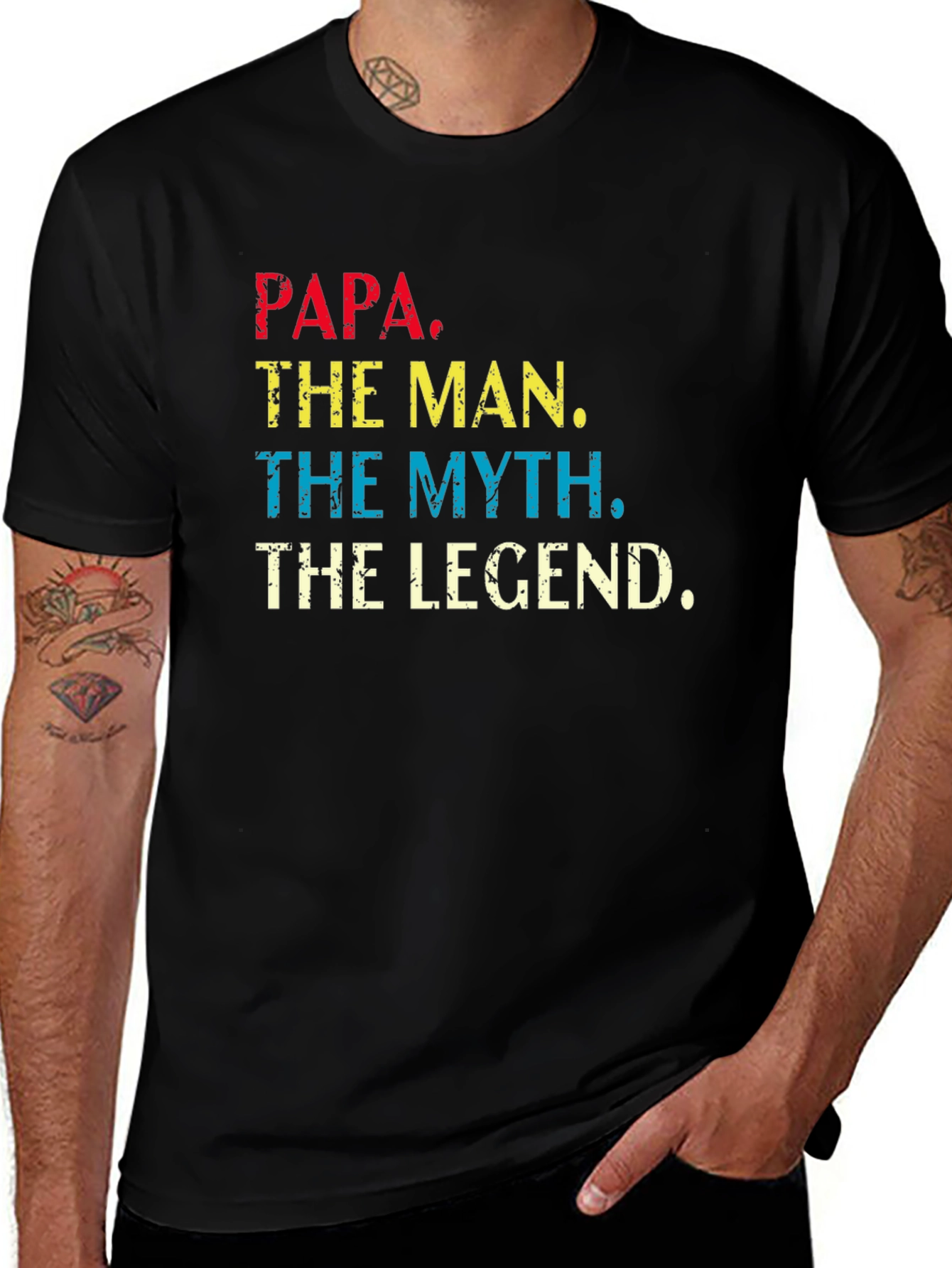 Papa The Man The Myth Legend T-Shirt
