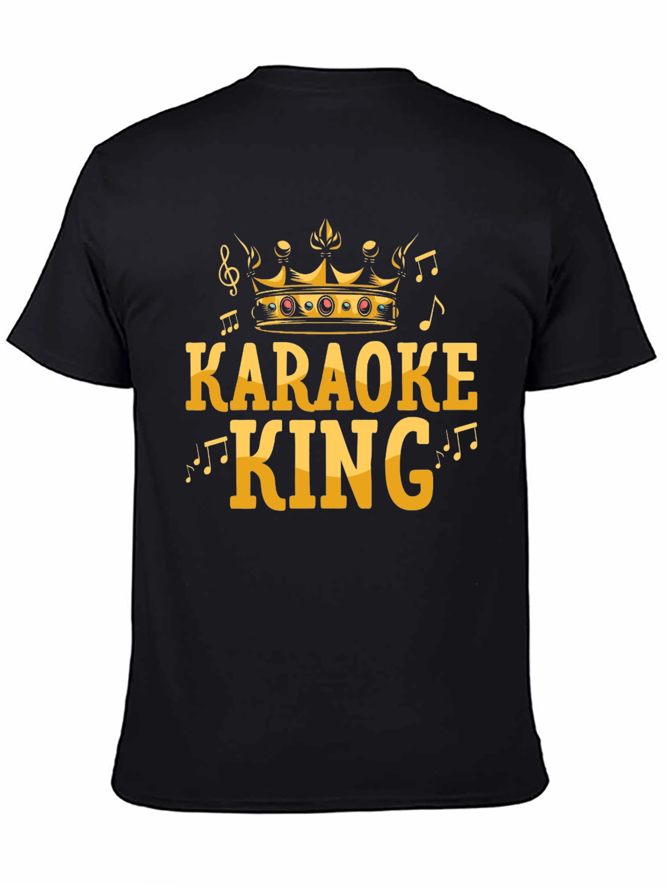 Karaoke King Black T-Shirt