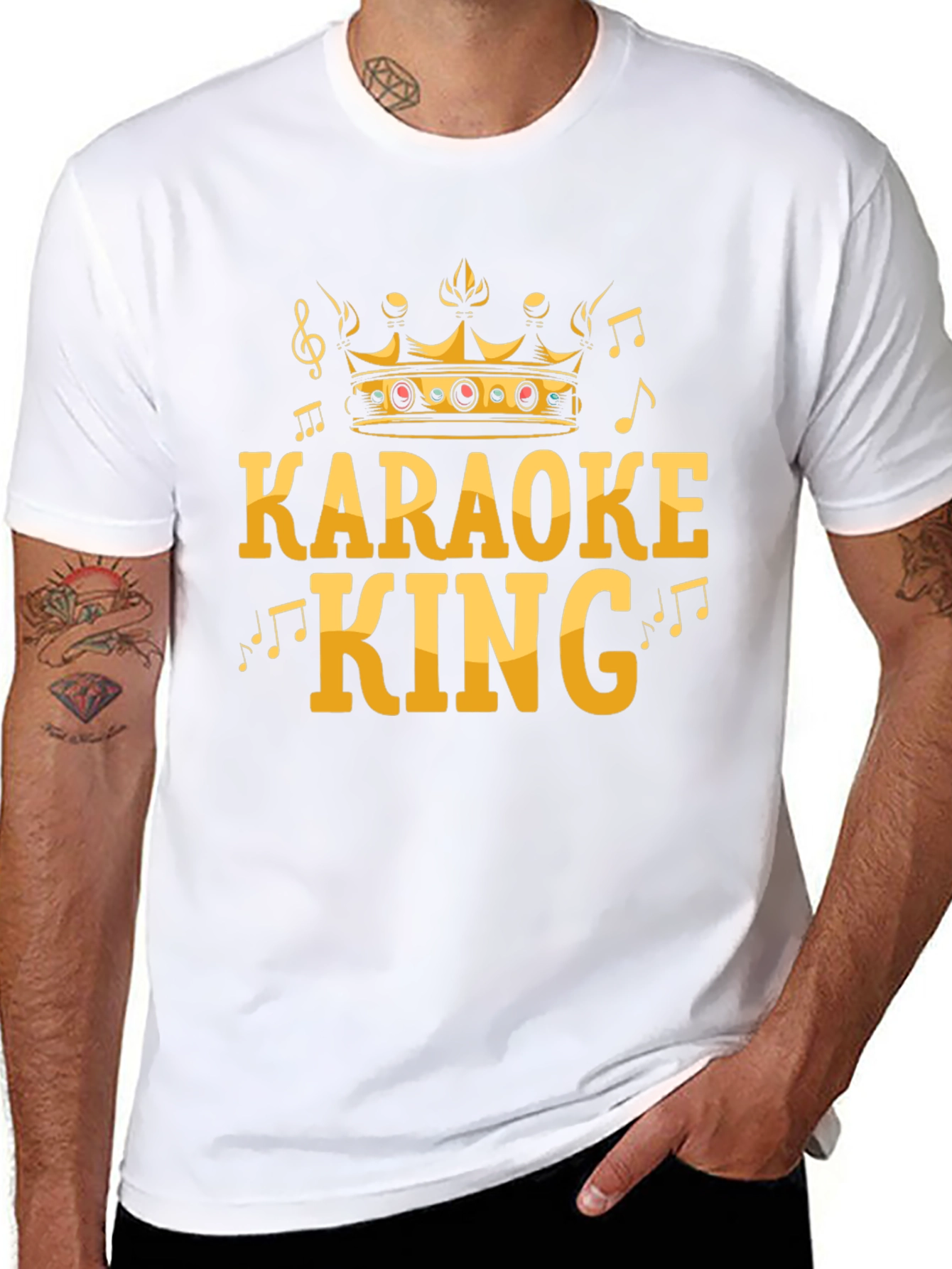 Karaoke King Black T-Shirt