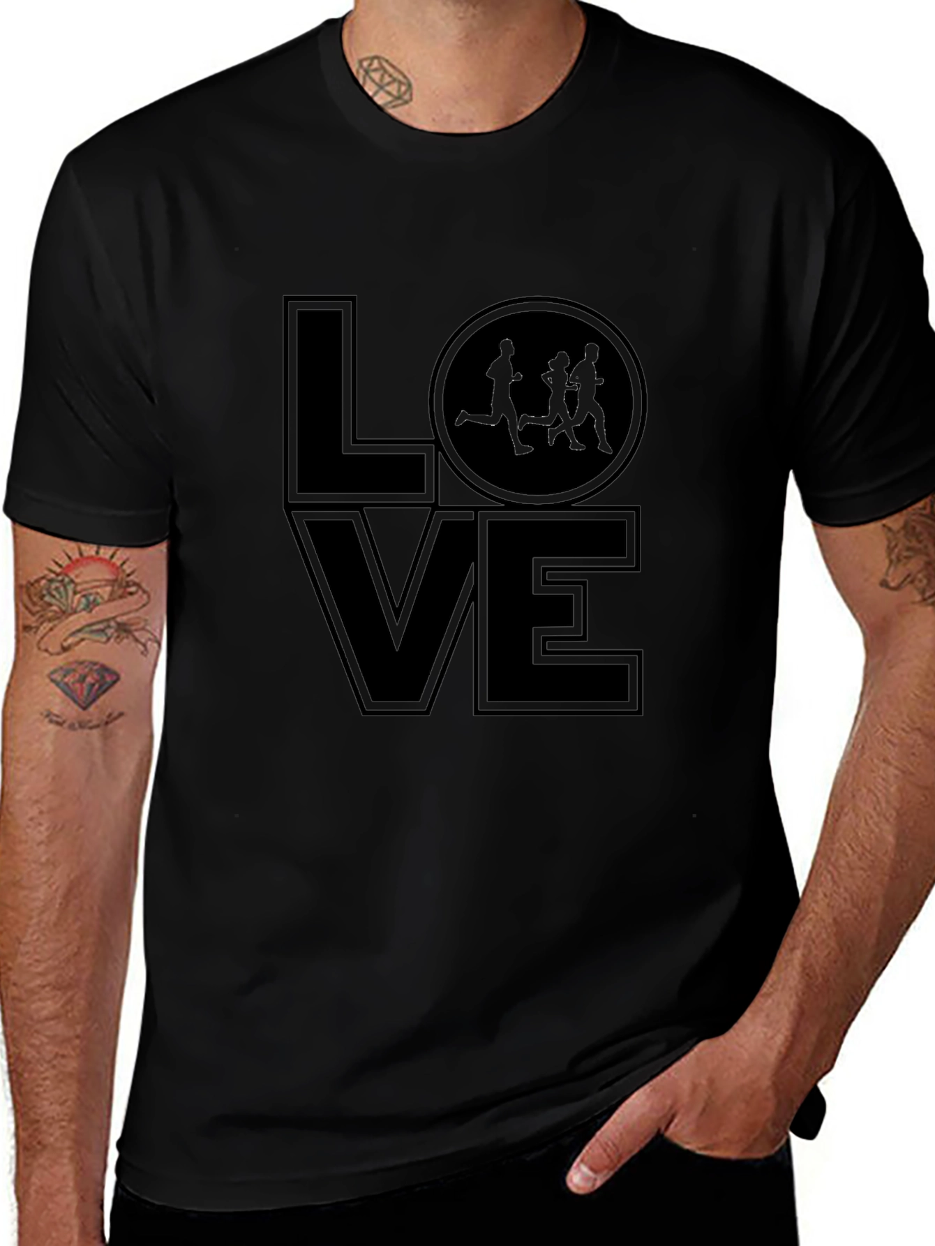 Love to Run T-Shirt - Stylish Runner Tee