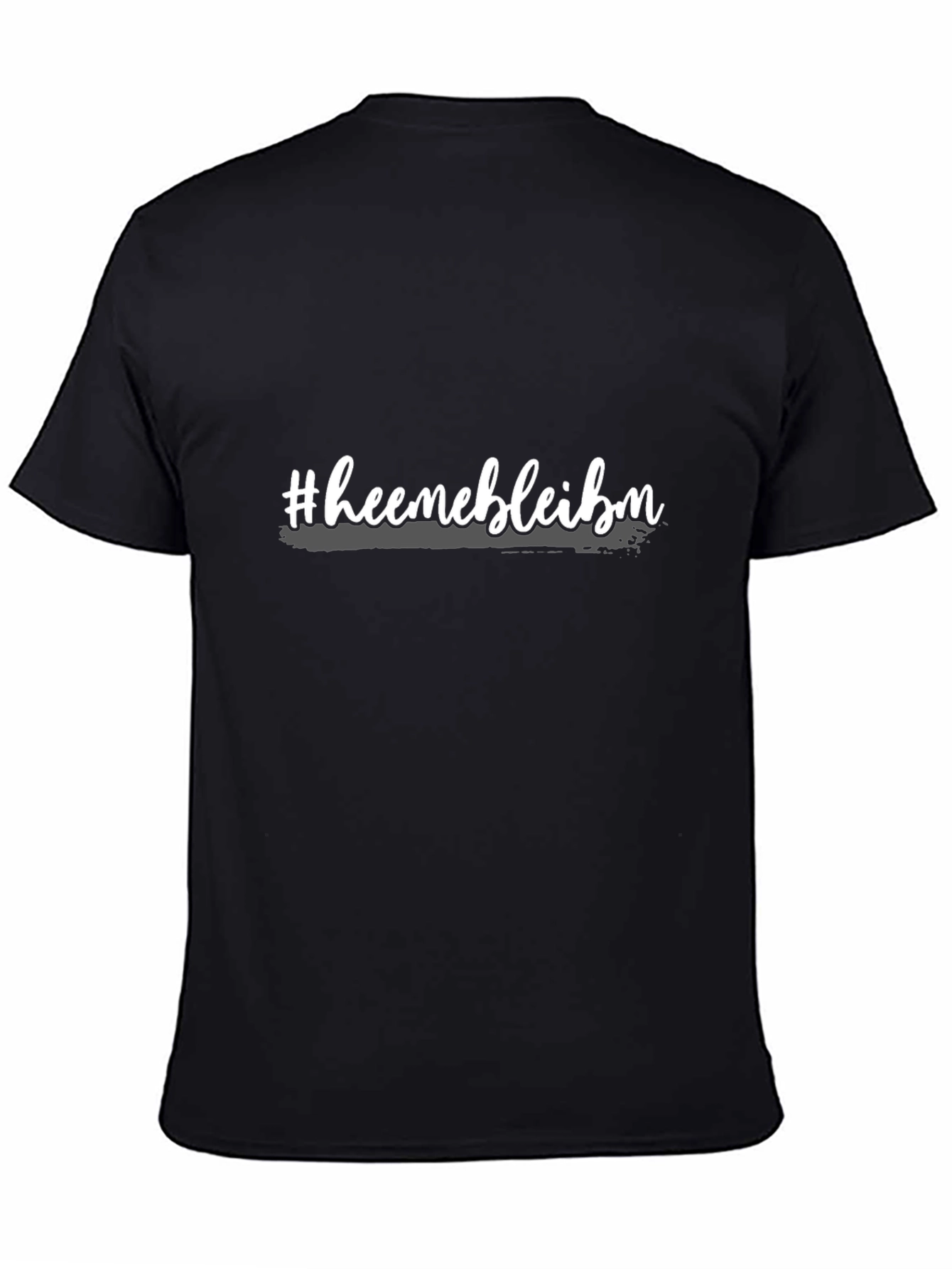 Heemebleibm Mens Black Graphic Tee