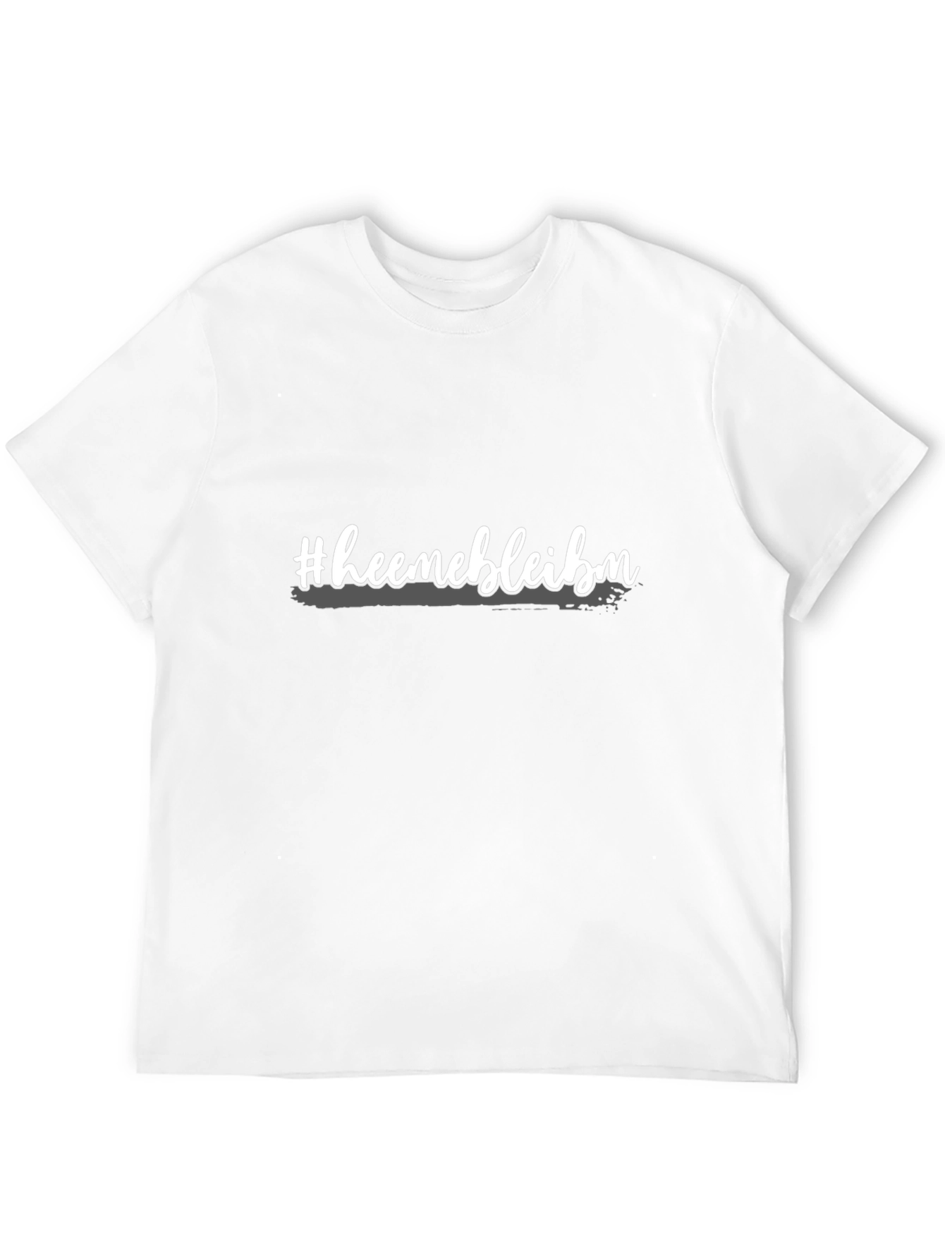 Heemebleibm Mens Black Graphic Tee
