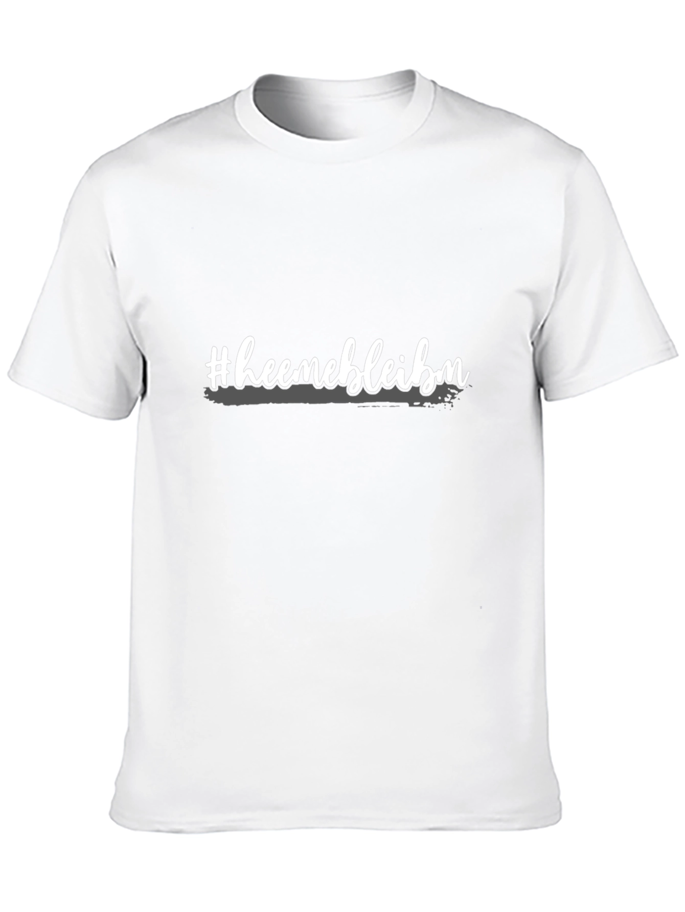 Heemebleibm Mens Black Graphic Tee