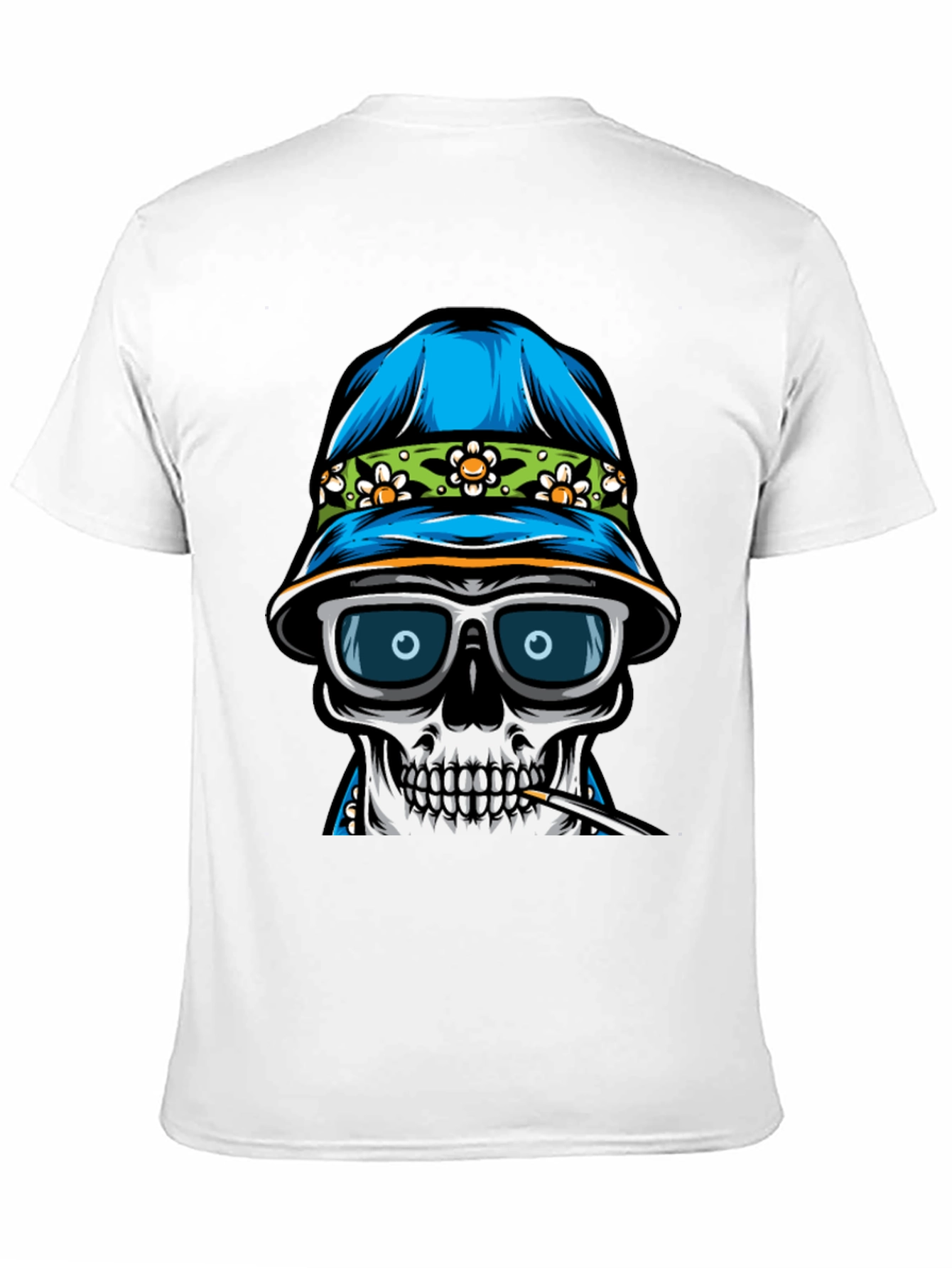 Cool Skull Graphic Tee - Mens Black T-Shirt