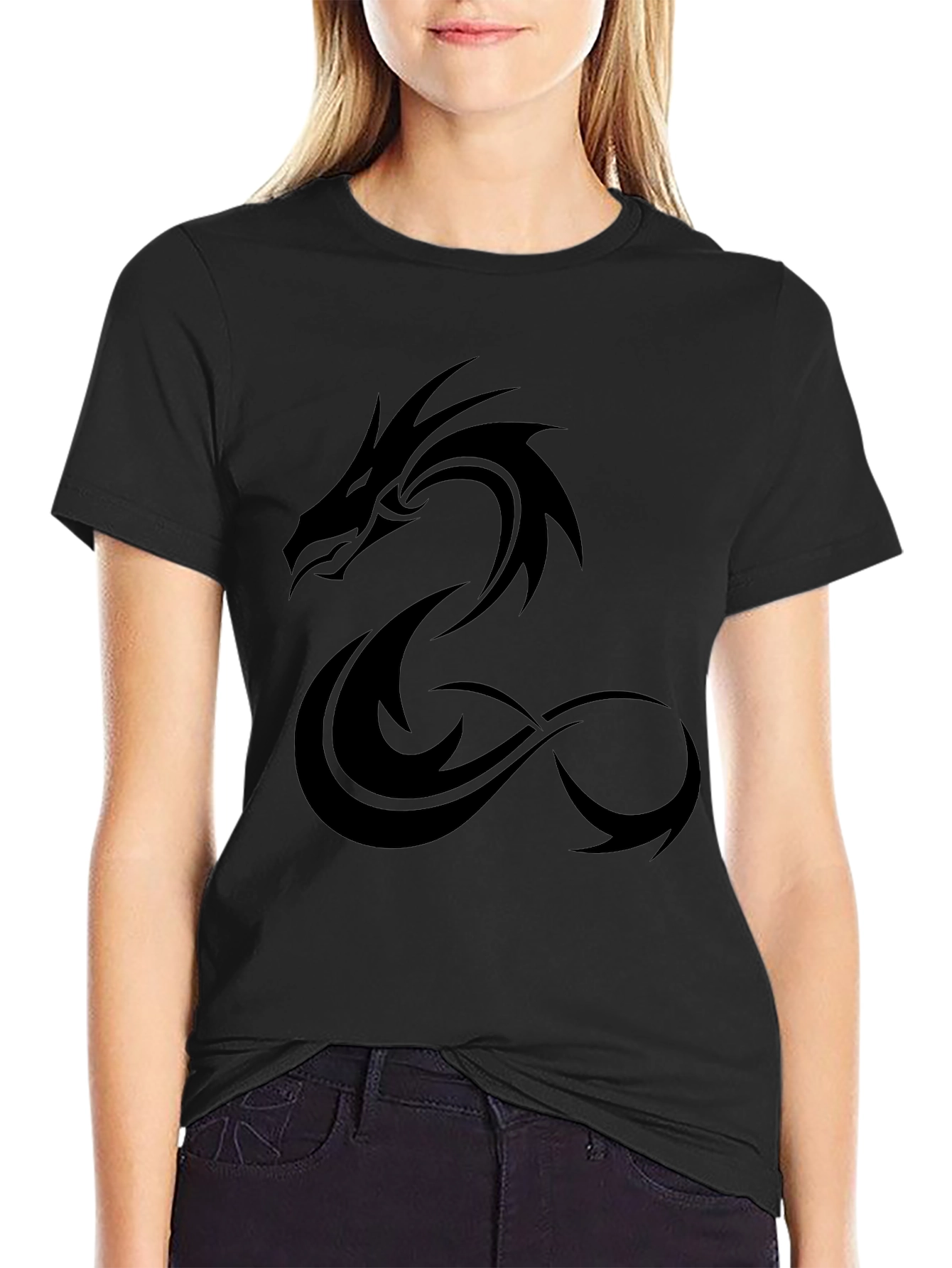 Dragon Graphic Tee - Mens Black T-Shirt