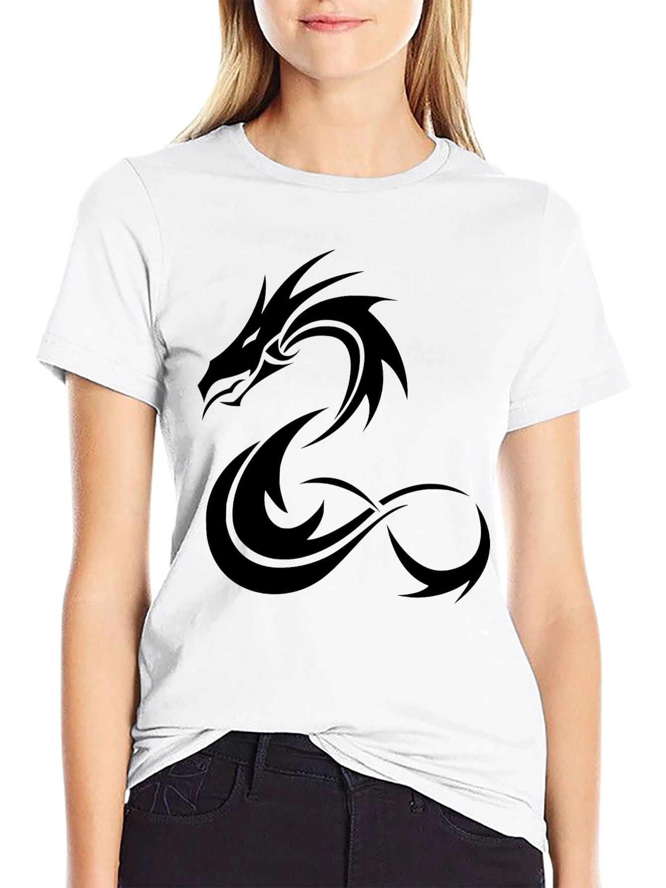Dragon Graphic Tee - Mens Black T-Shirt