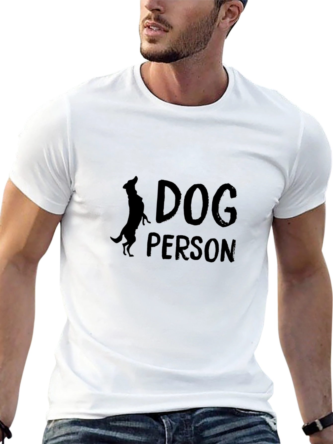 Dog Person Black Graphic Tee