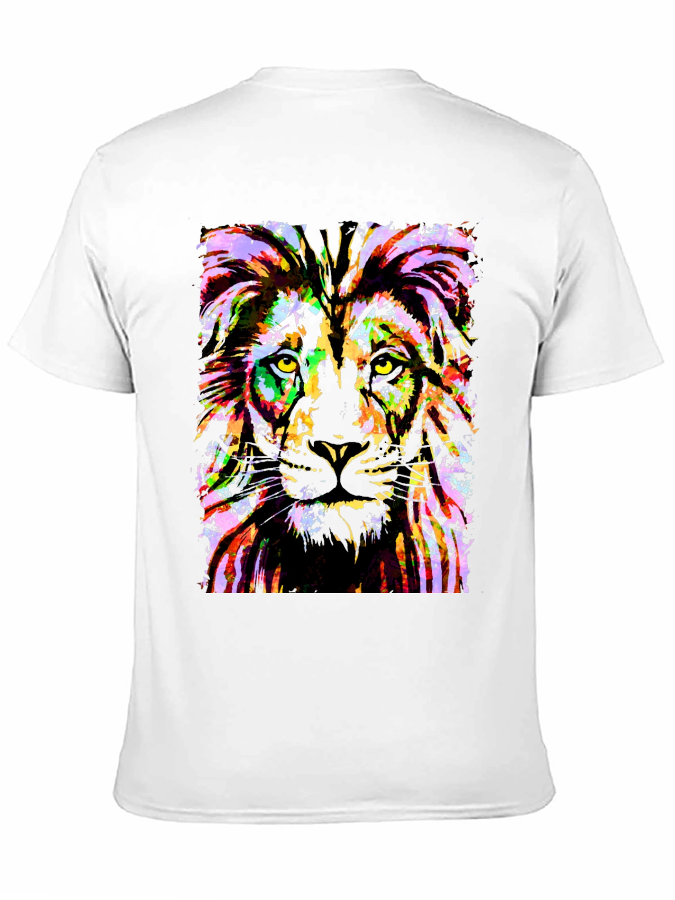 Lion Graphic Black T-Shirt
