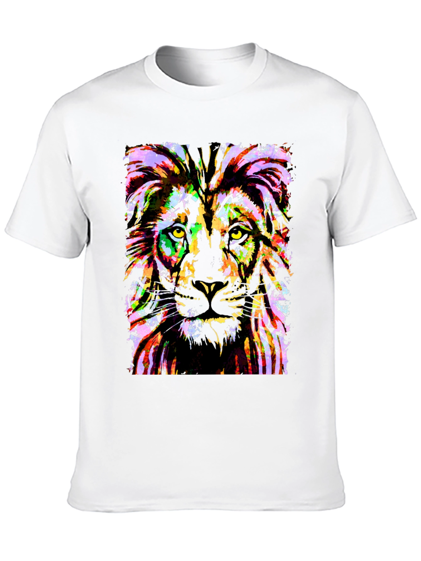 Lion Graphic Black T-Shirt