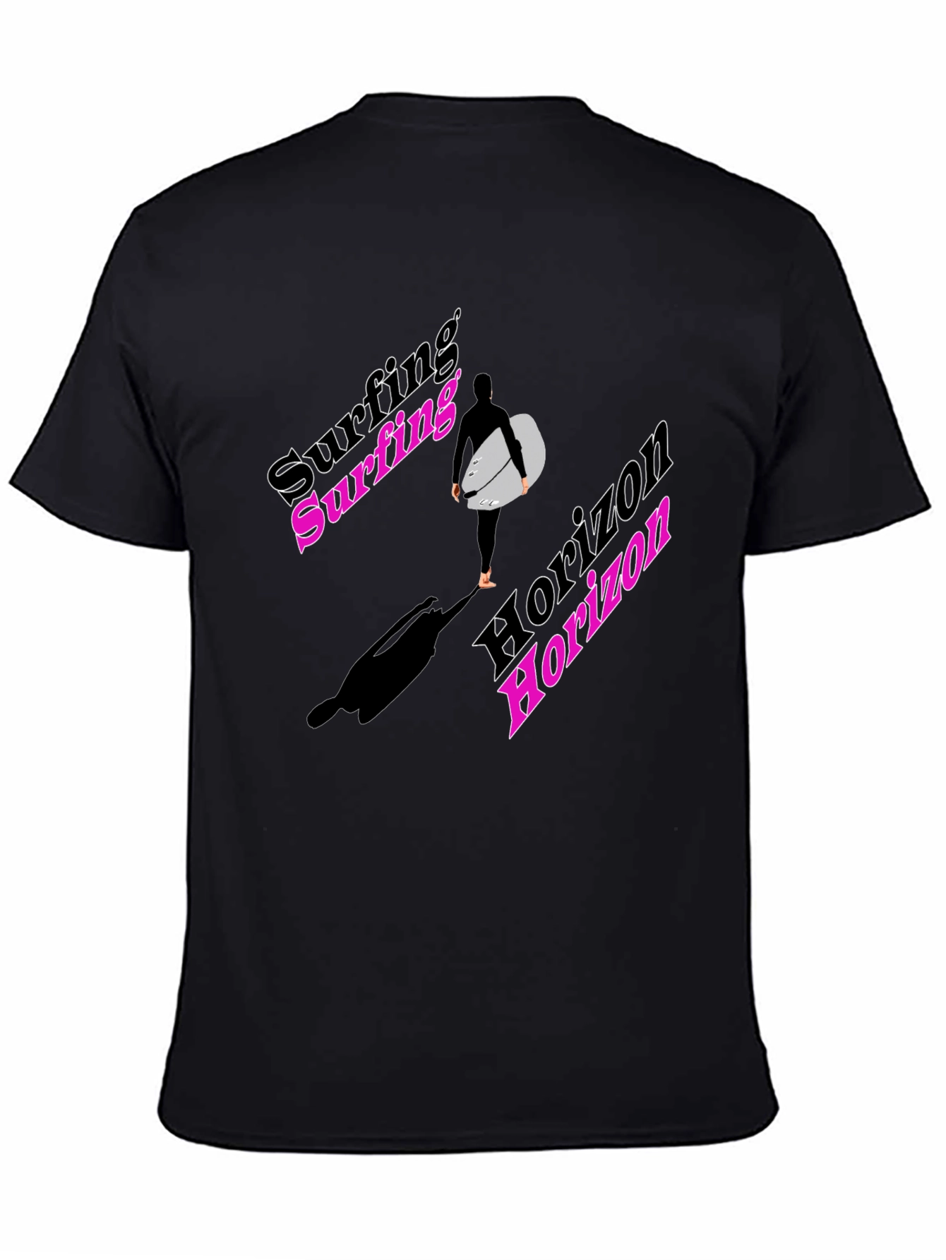 Surfing Horizon Graphic T-Shirt