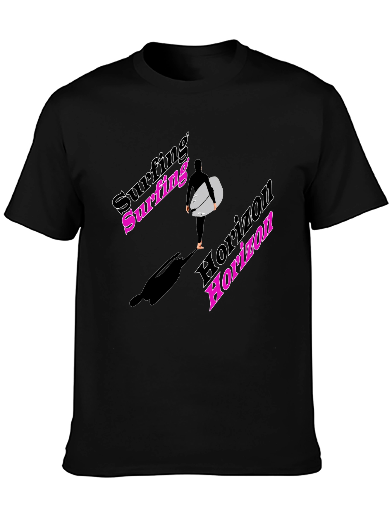 Surfing Horizon Graphic T-Shirt