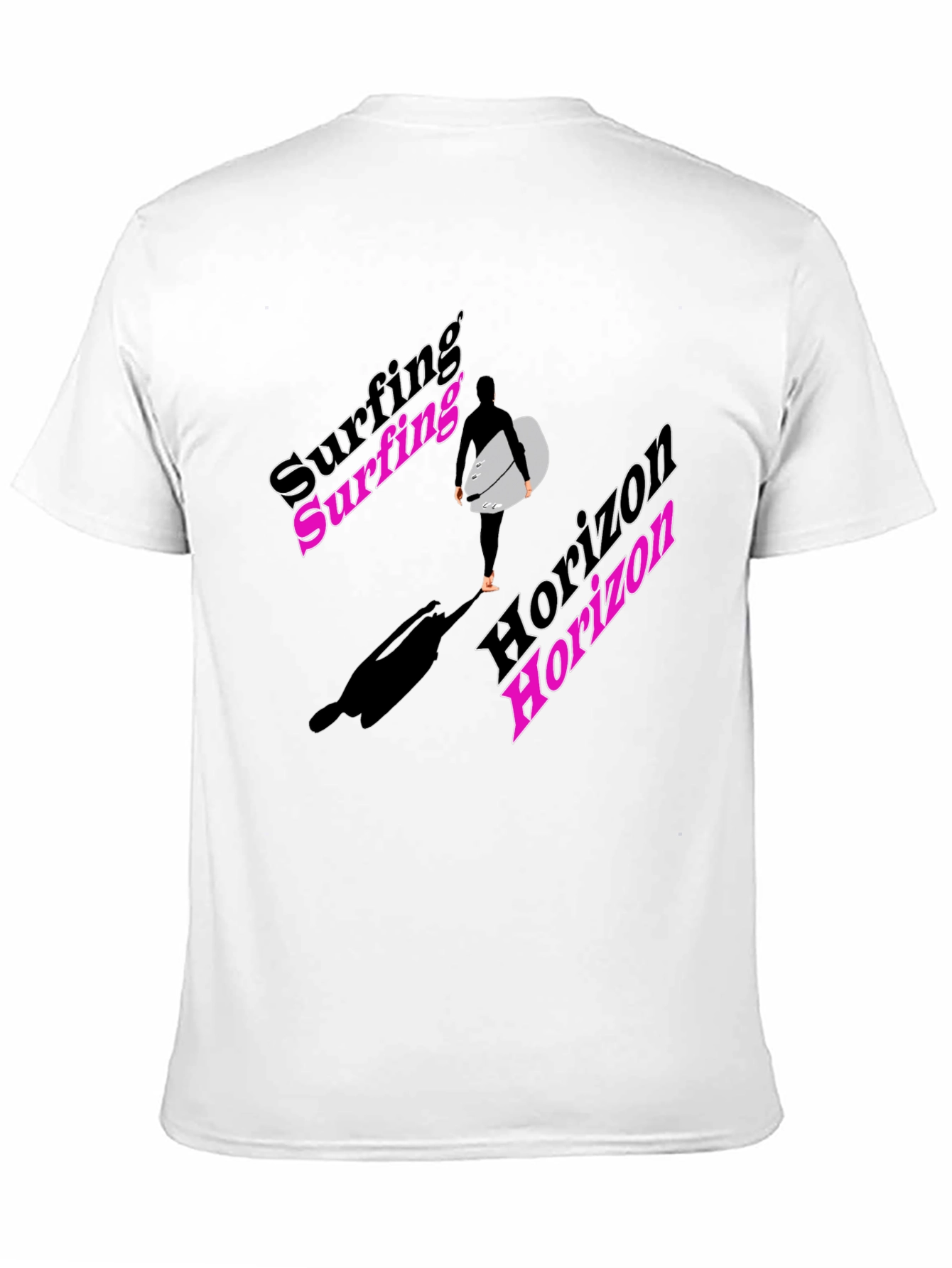 Surfing Horizon Graphic T-Shirt