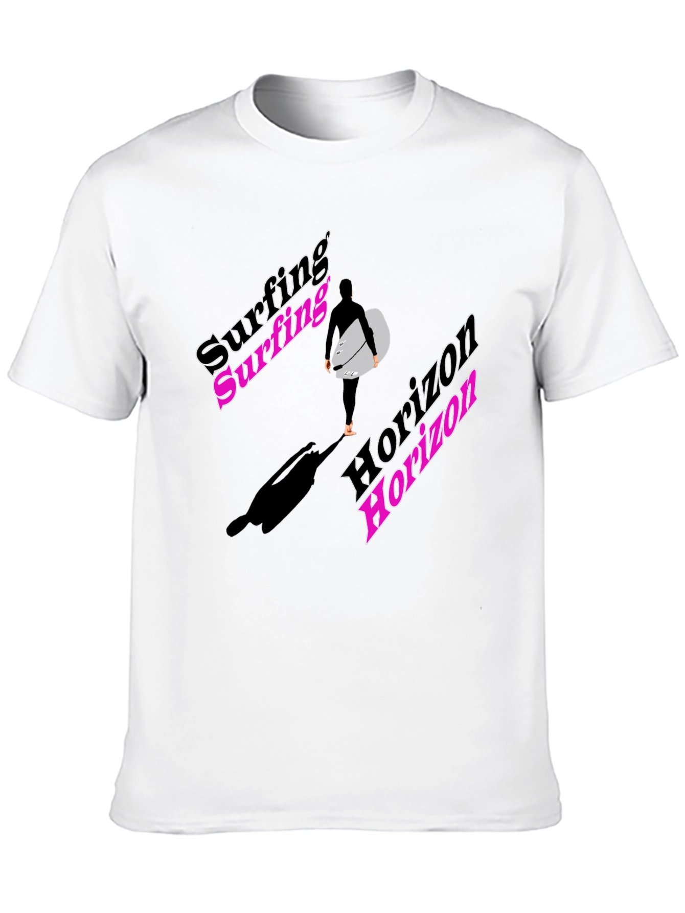 Surfing Horizon Graphic T-Shirt