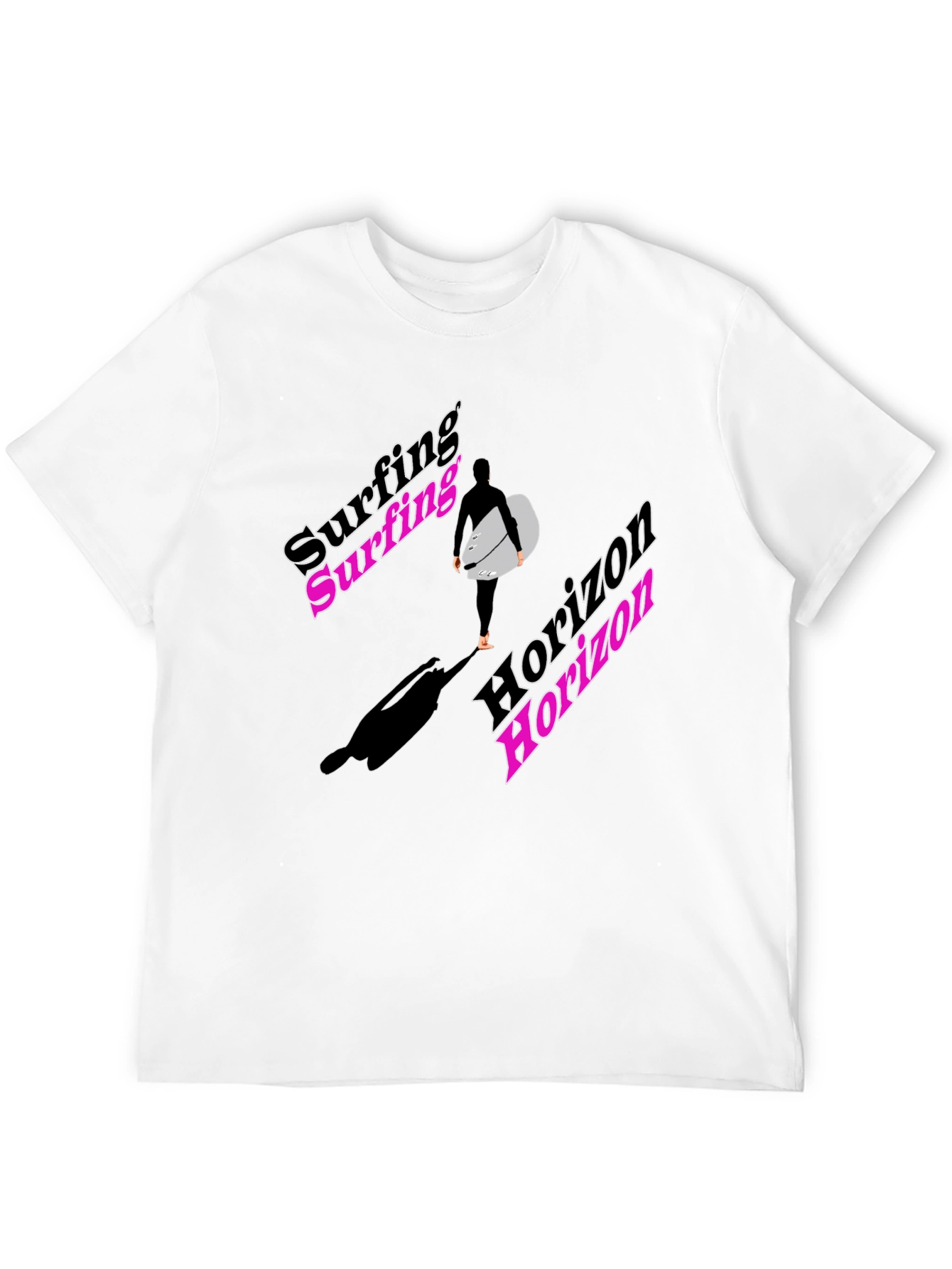 Surfing Horizon Graphic T-Shirt