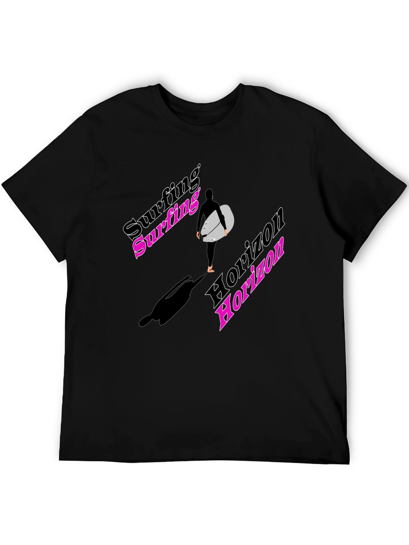 Surfing Horizon Graphic T-Shirt