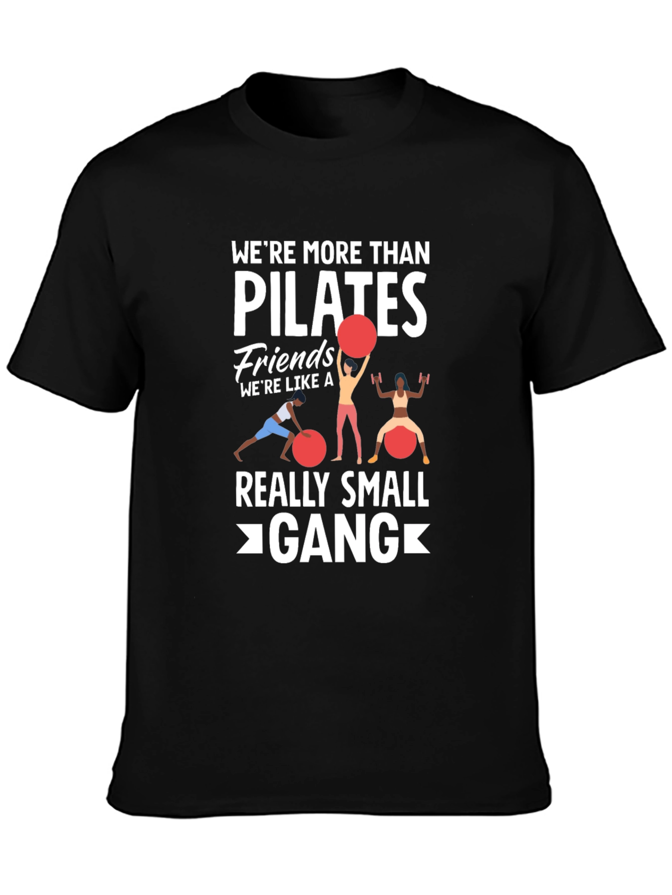 Pilates Friends Graphic T-Shirt