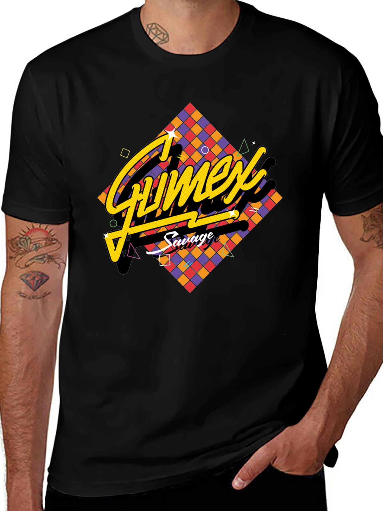 Retro Gumex Savage Graphic T-Shirt