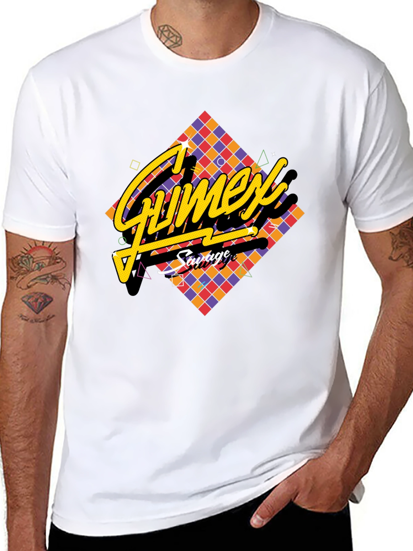 Retro Gumex Savage Graphic T-Shirt
