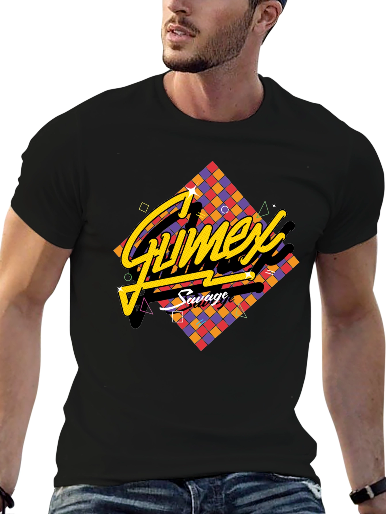 Retro Gumex Savage Graphic T-Shirt