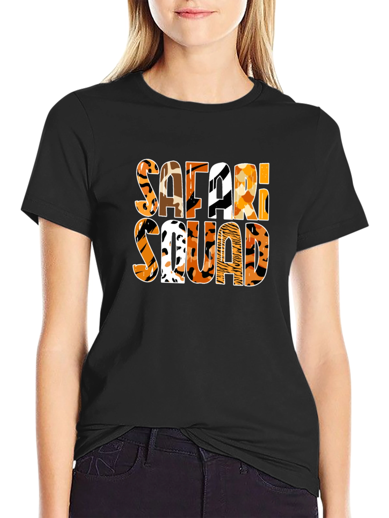Safari Squad Animal Print Graphic Tee