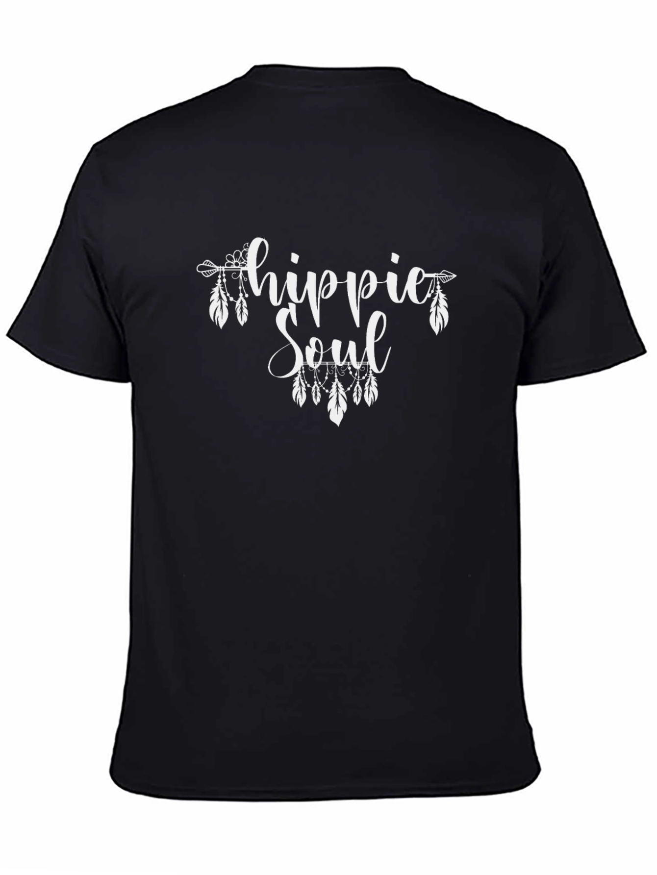 Hippie Soul Graphic T-Shirt - Black Tee