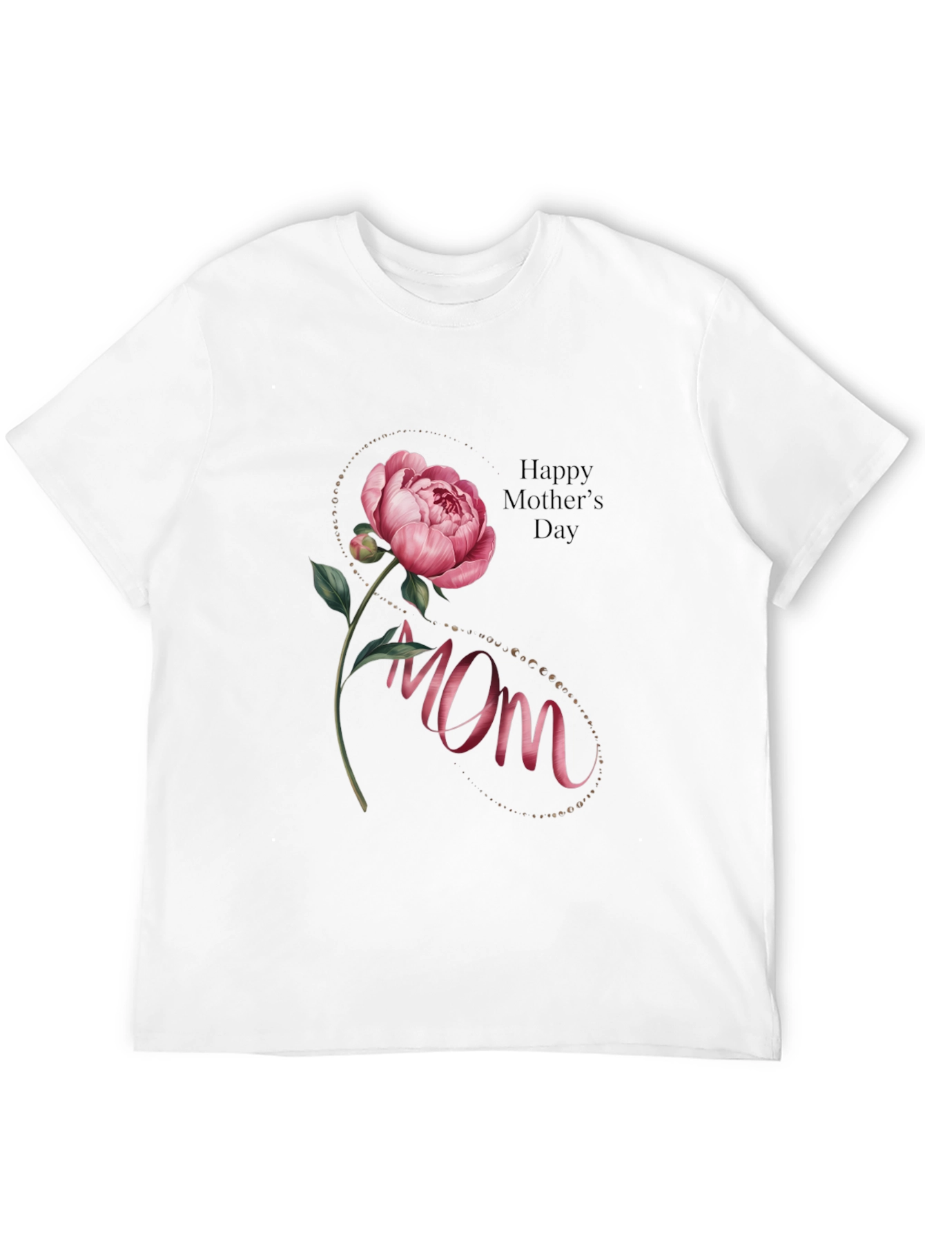 Mom Floral T-Shirt - Happy Mothers Day