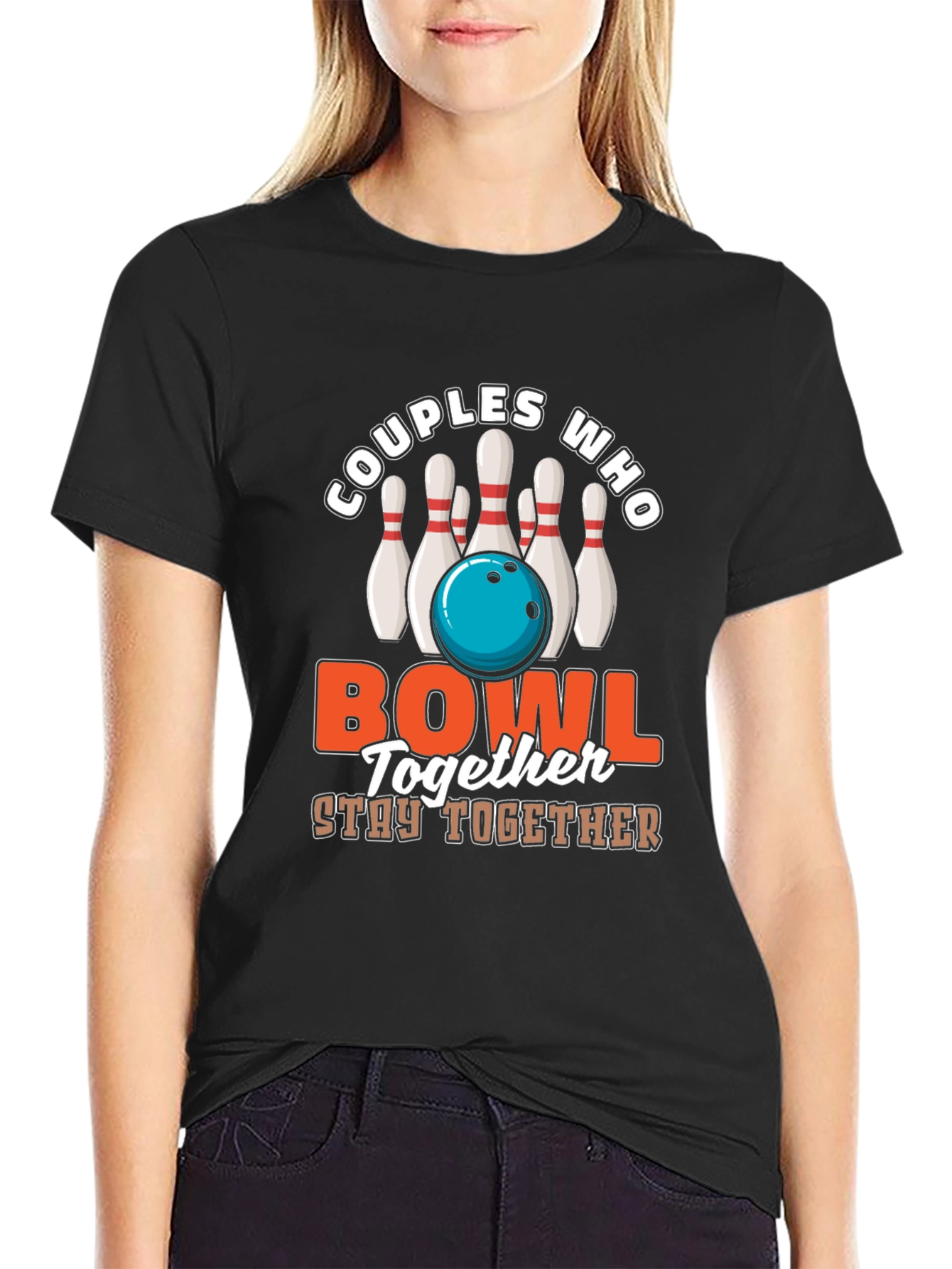 Couples Who Bowl Together T-Shirt