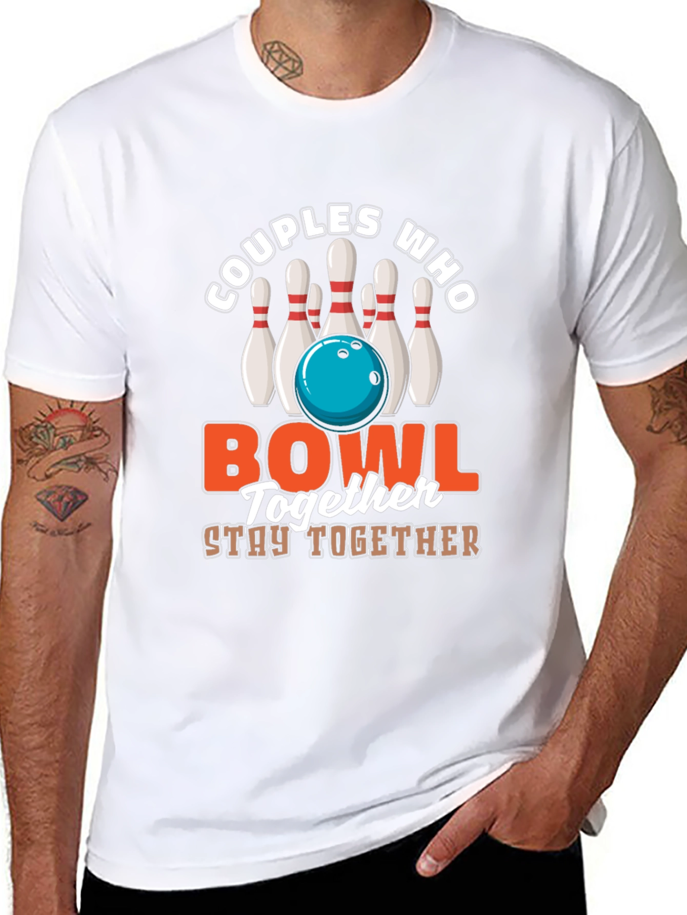 Couples Who Bowl Together T-Shirt
