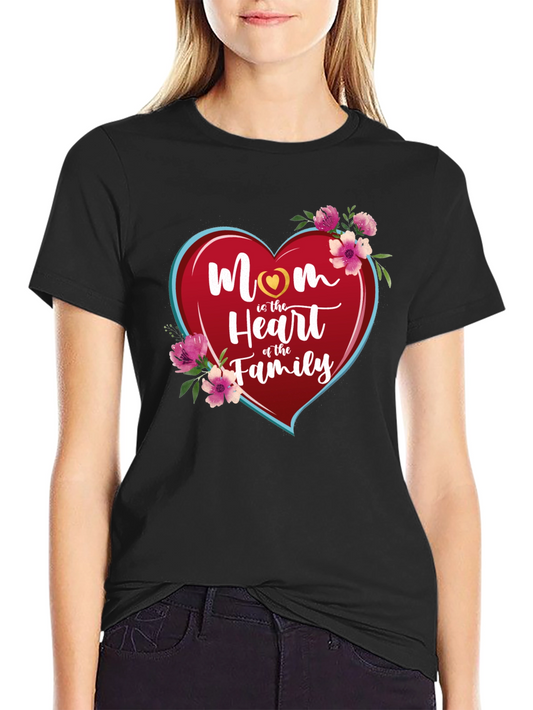 Mom Heart of the Family Graphic Tee