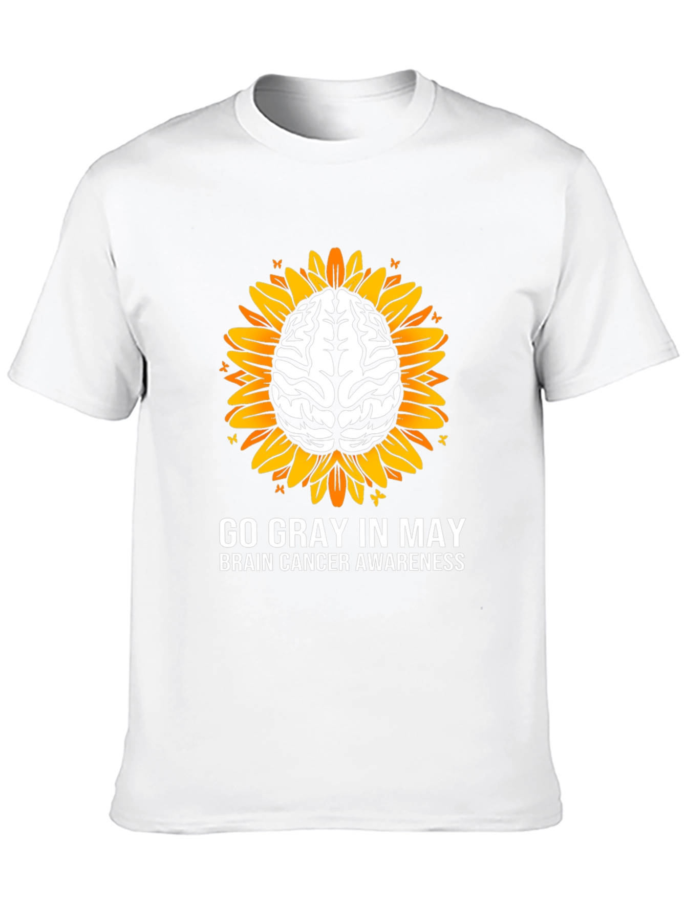 Go Gray In May Brain Cancer Awareness T-Shirt