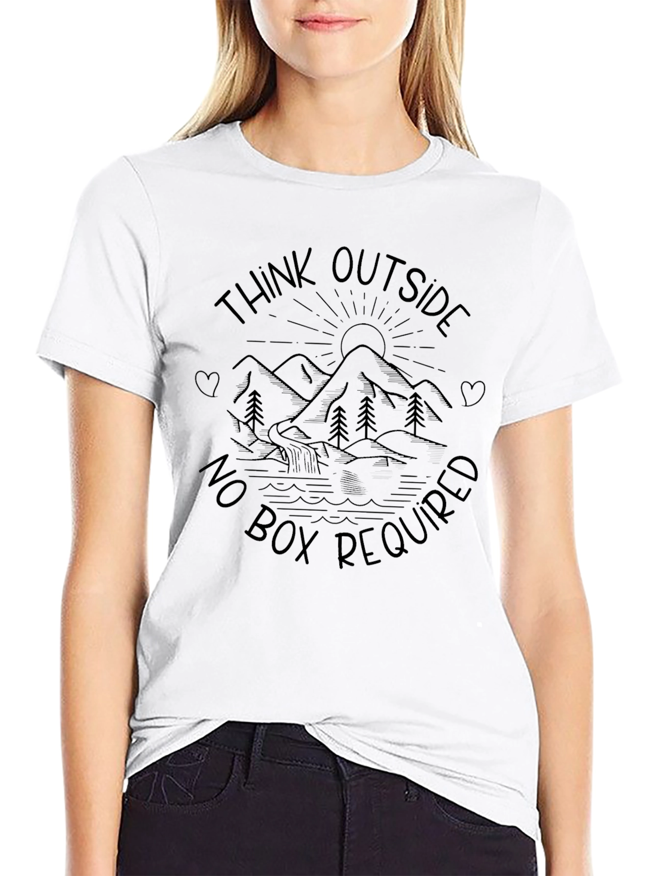 Think Outside T-Shirt - Adventure Awaits!