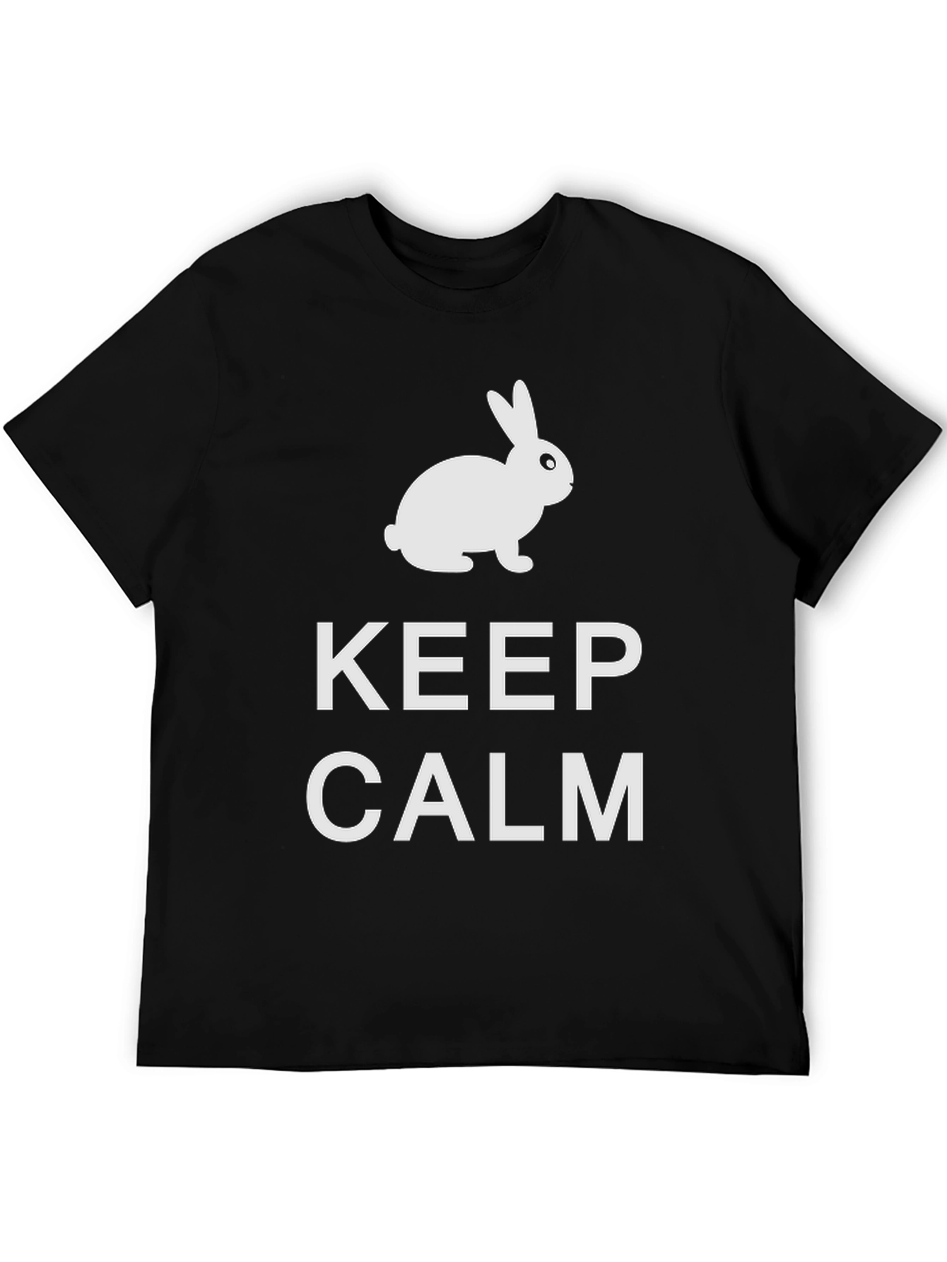 Keep Calm Bunny T-Shirt - Funny Easter Tee