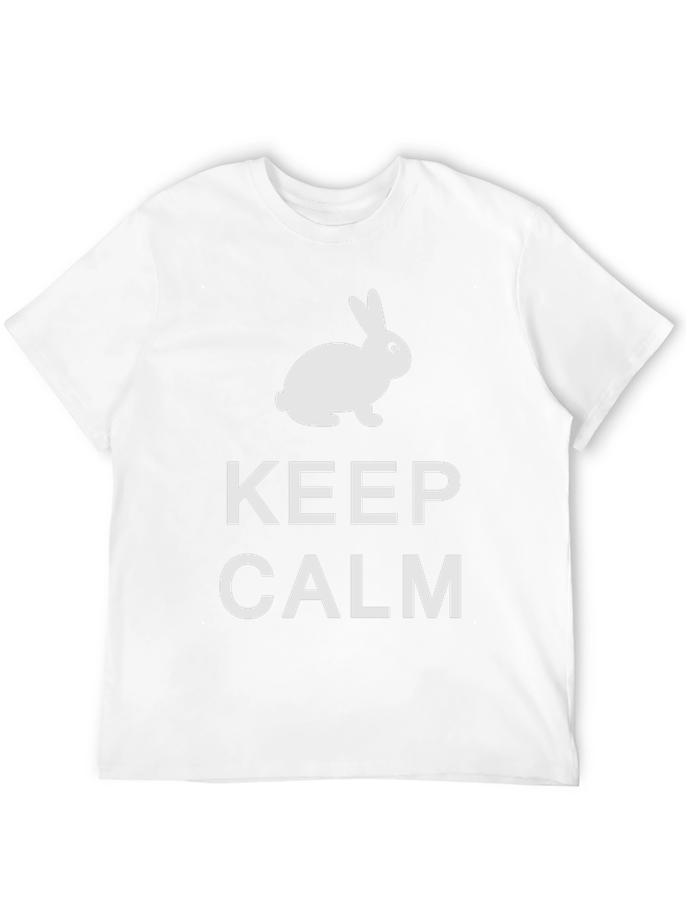 Keep Calm Bunny T-Shirt - Funny Easter Tee