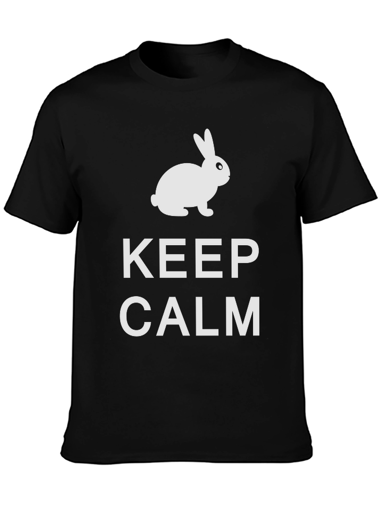 Keep Calm Bunny T-Shirt - Funny Easter Tee