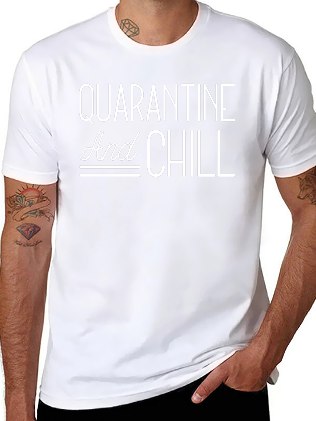 Quarantine and Chill Graphic T-Shirt