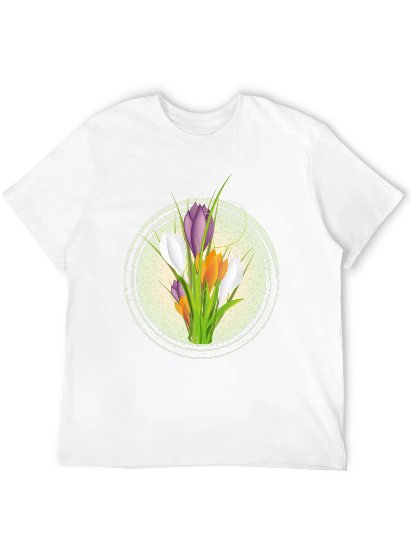 Floral Graphic Black T-Shirt