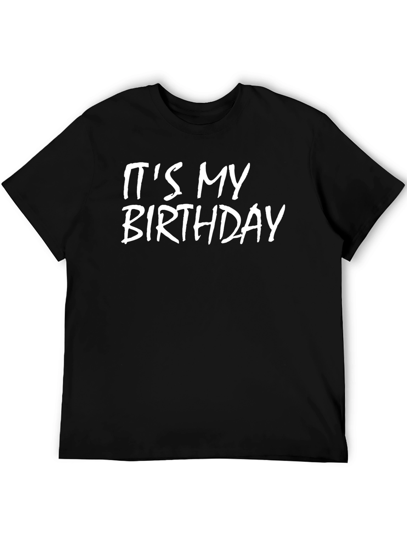 Its My Birthday Graphic Tee - Black