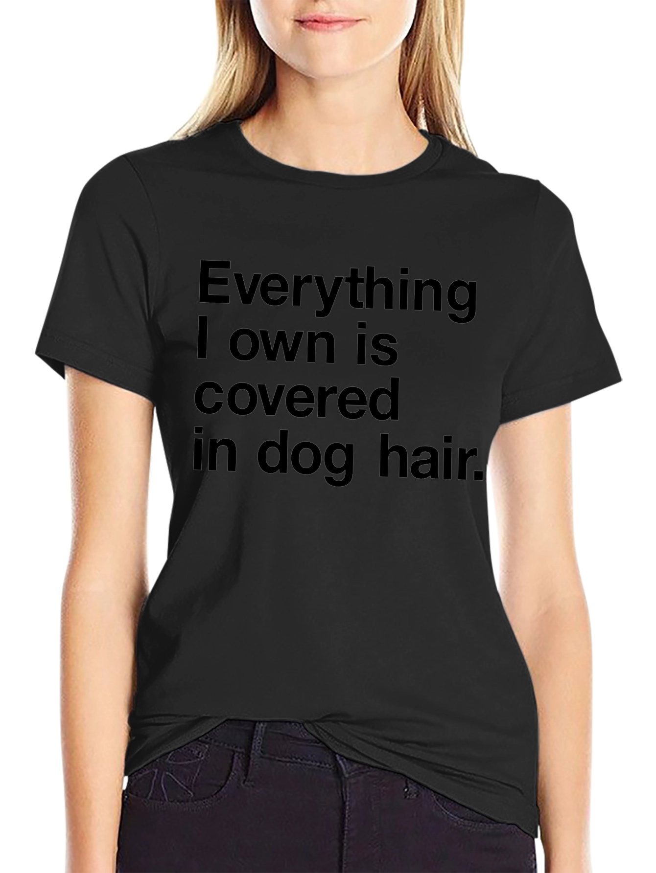 Dog Hair T-Shirt - Funny Pet Owner Tee