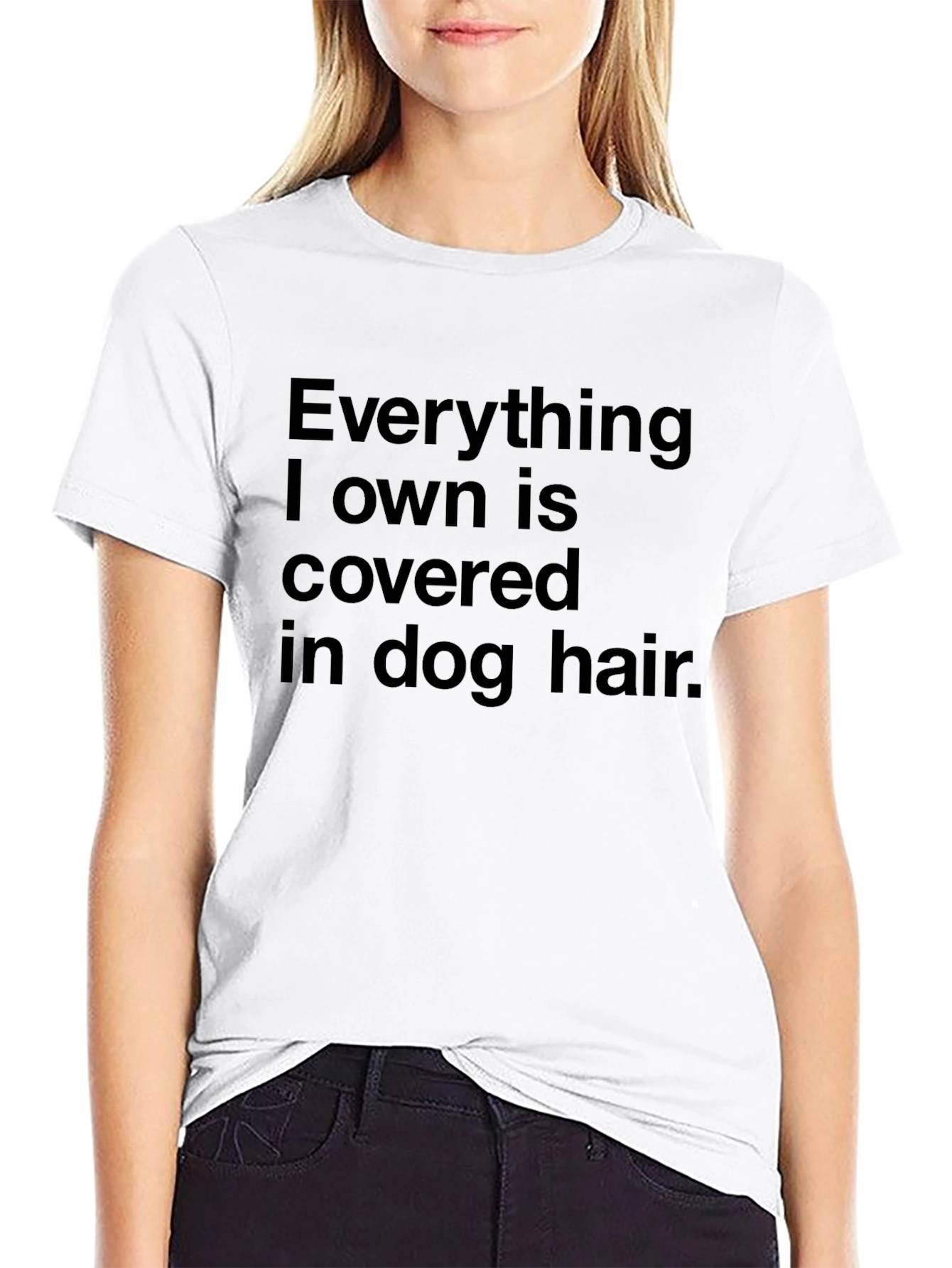 Dog Hair T-Shirt - Funny Pet Owner Tee