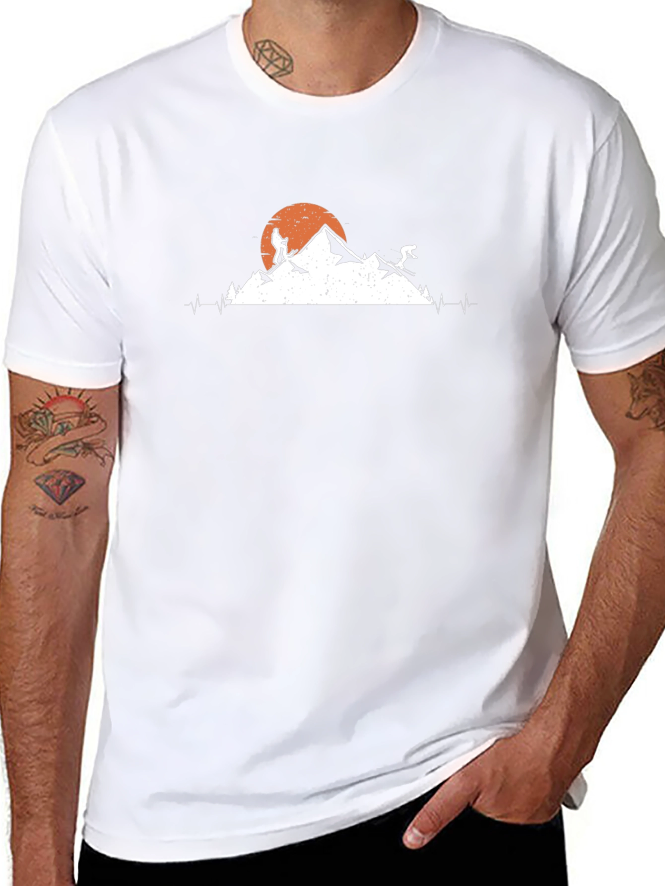 Mountain Adventure Black T-Shirt