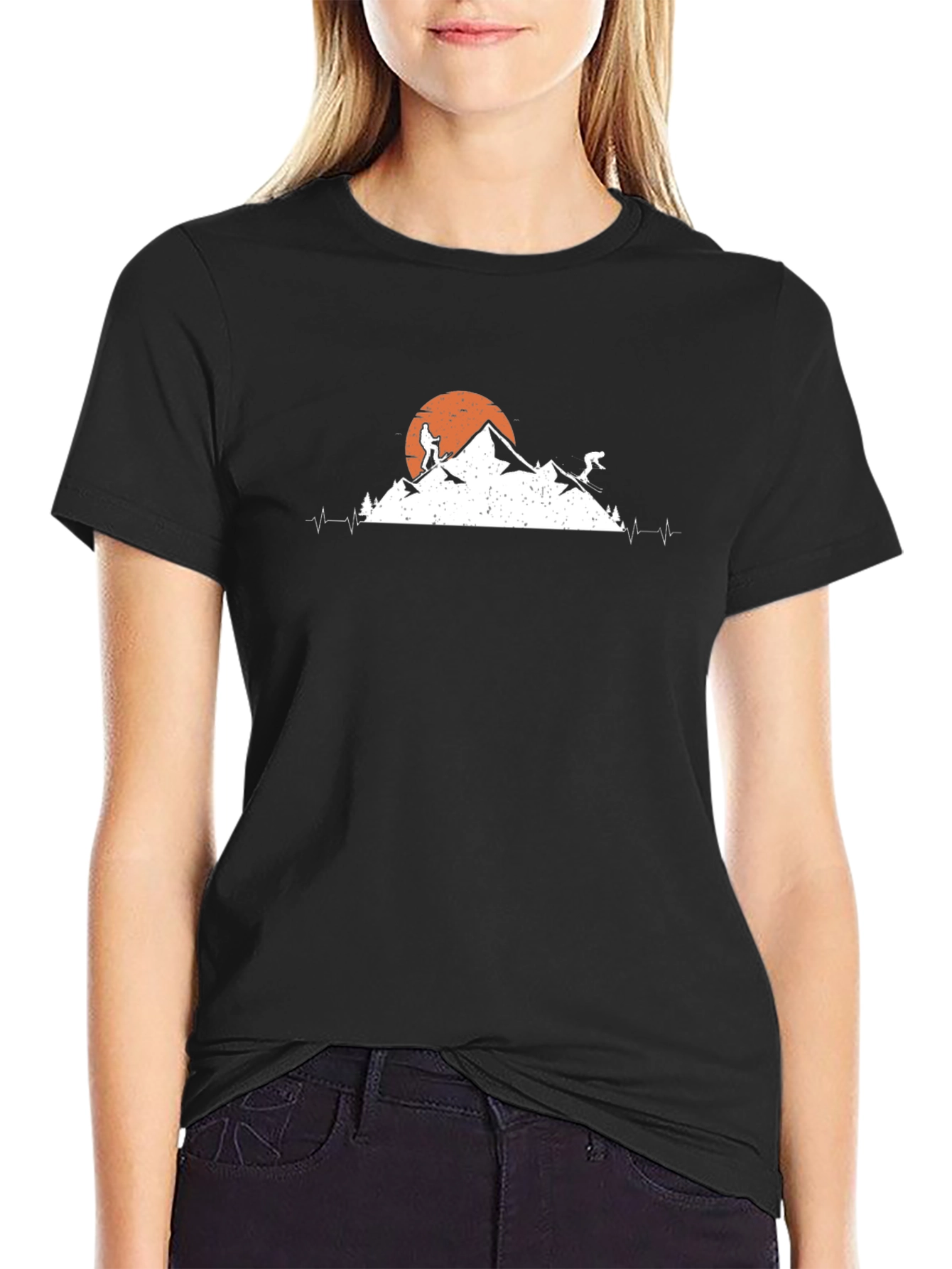 Mountain Adventure Black T-Shirt