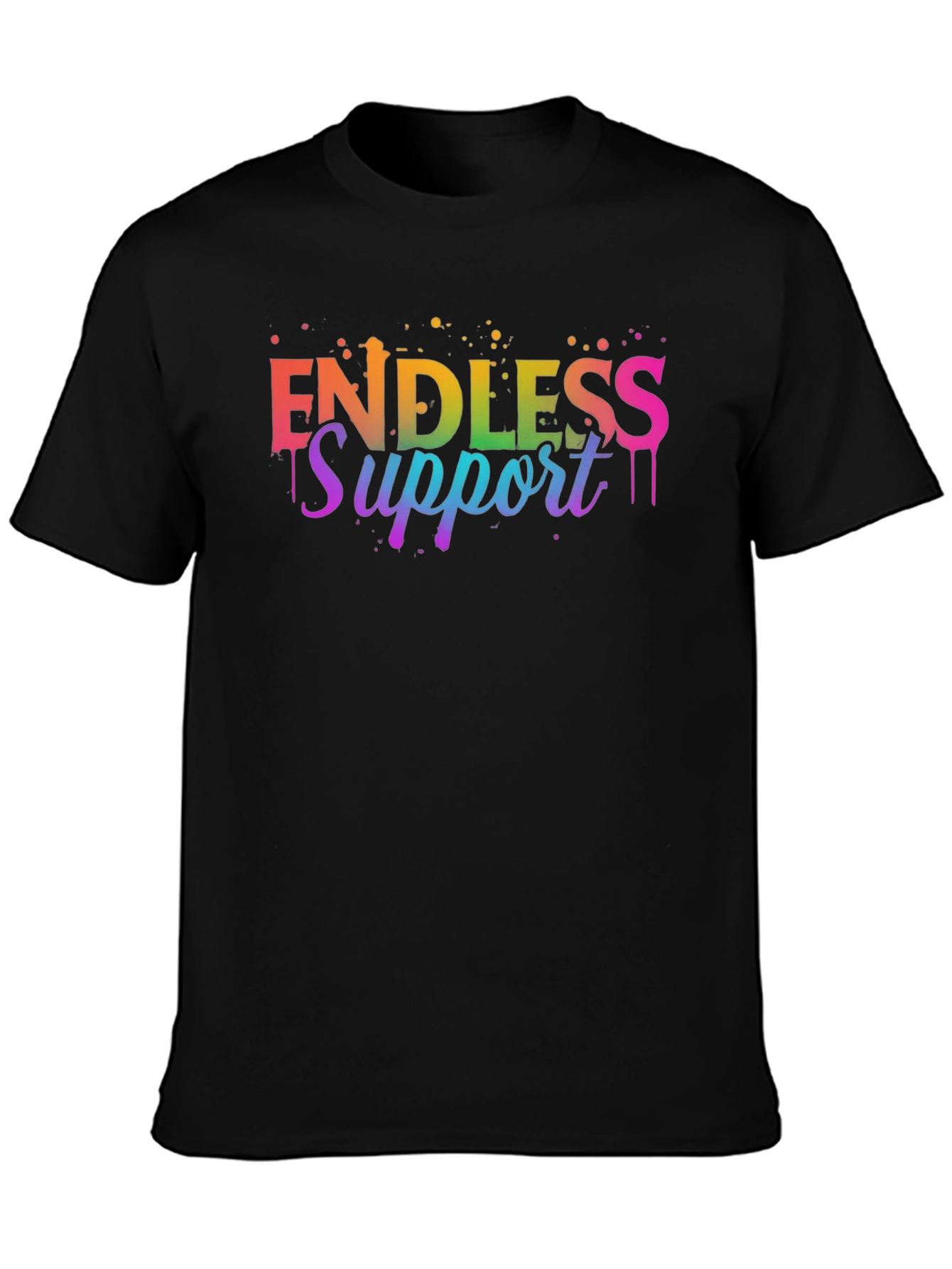 Endless Support Rainbow Graphic Tee