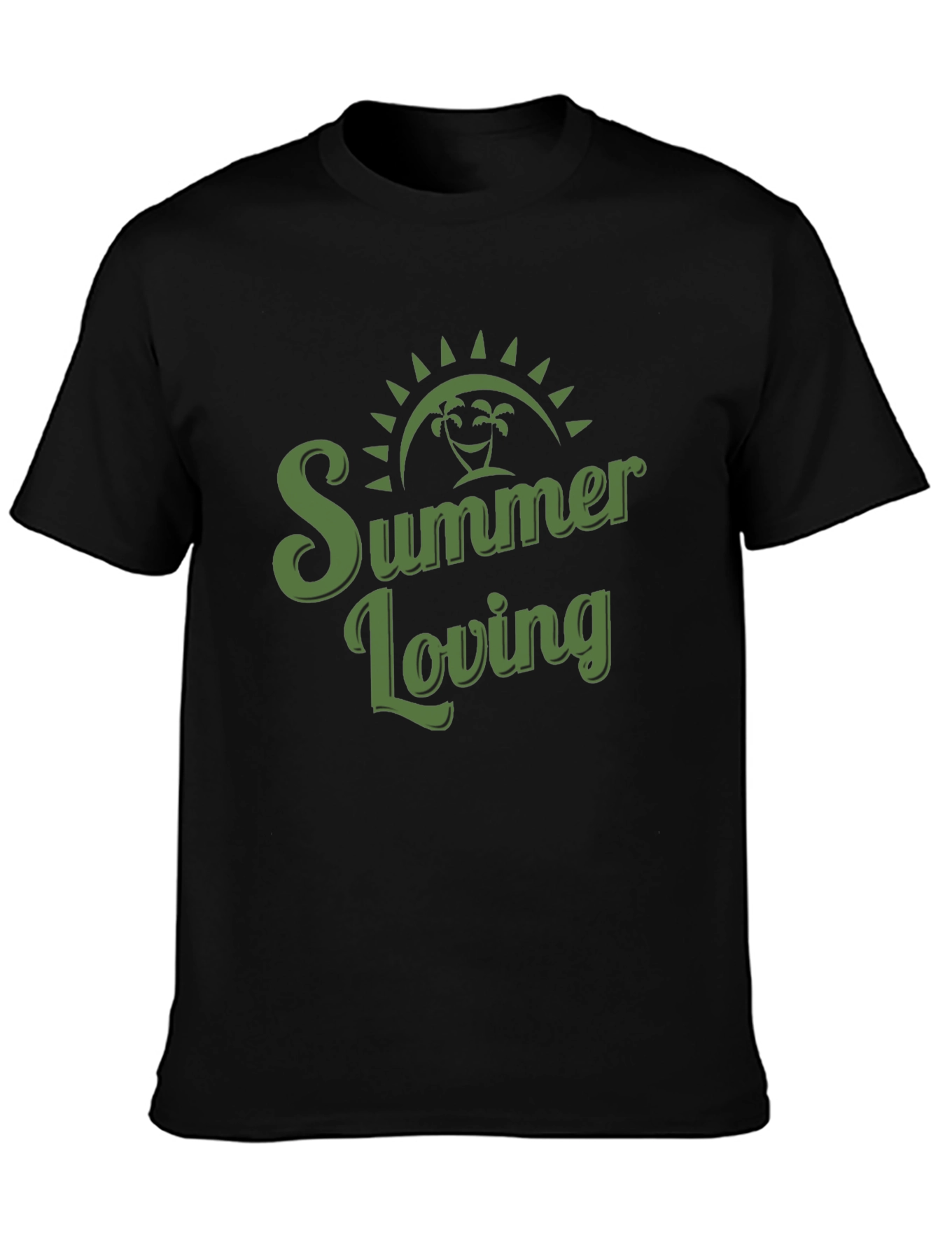 Summer Loving Graphic Tee - Black T-Shirt