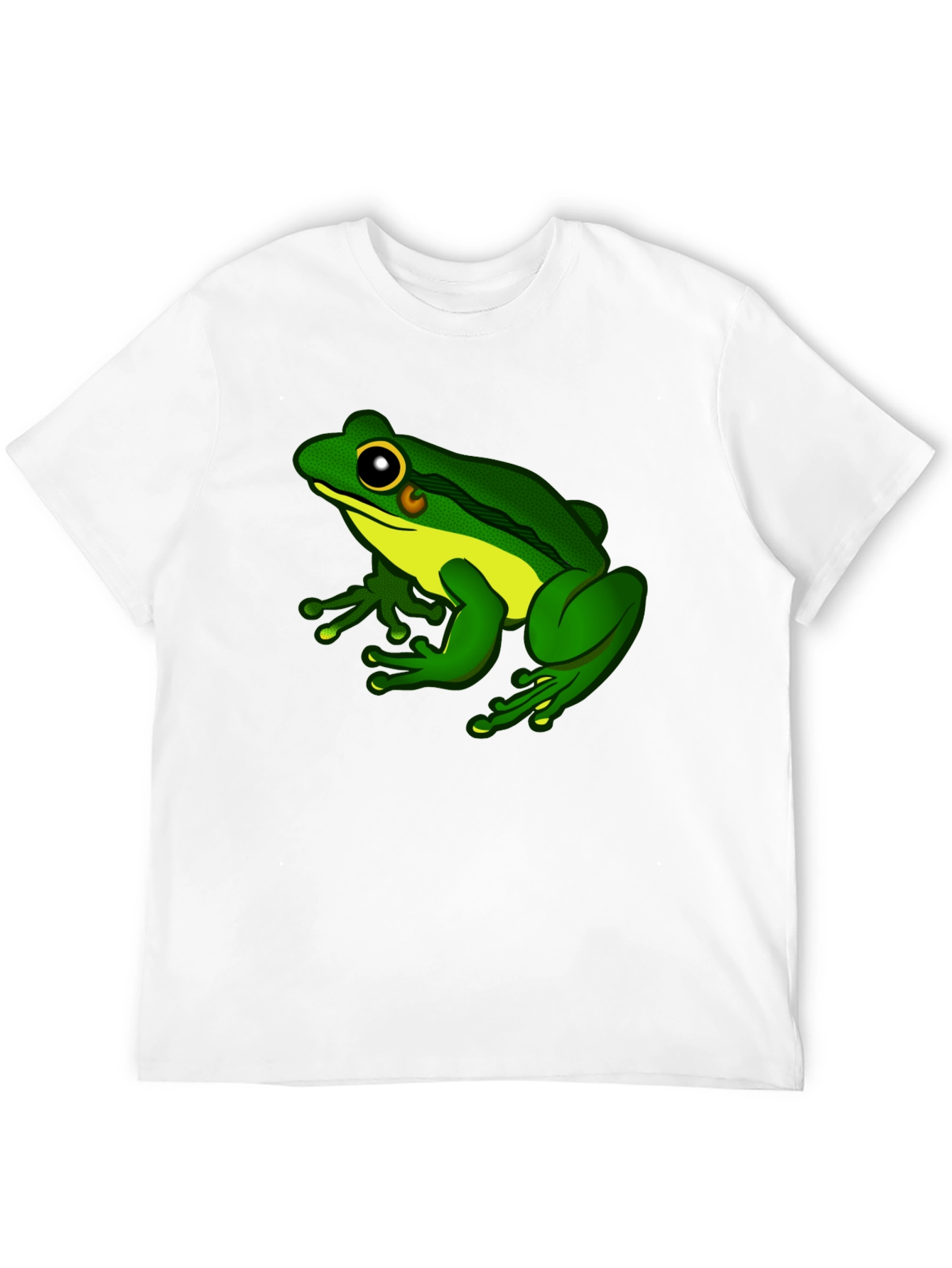 Frog Graphic Black T-Shirt - Ribbiting Style!
